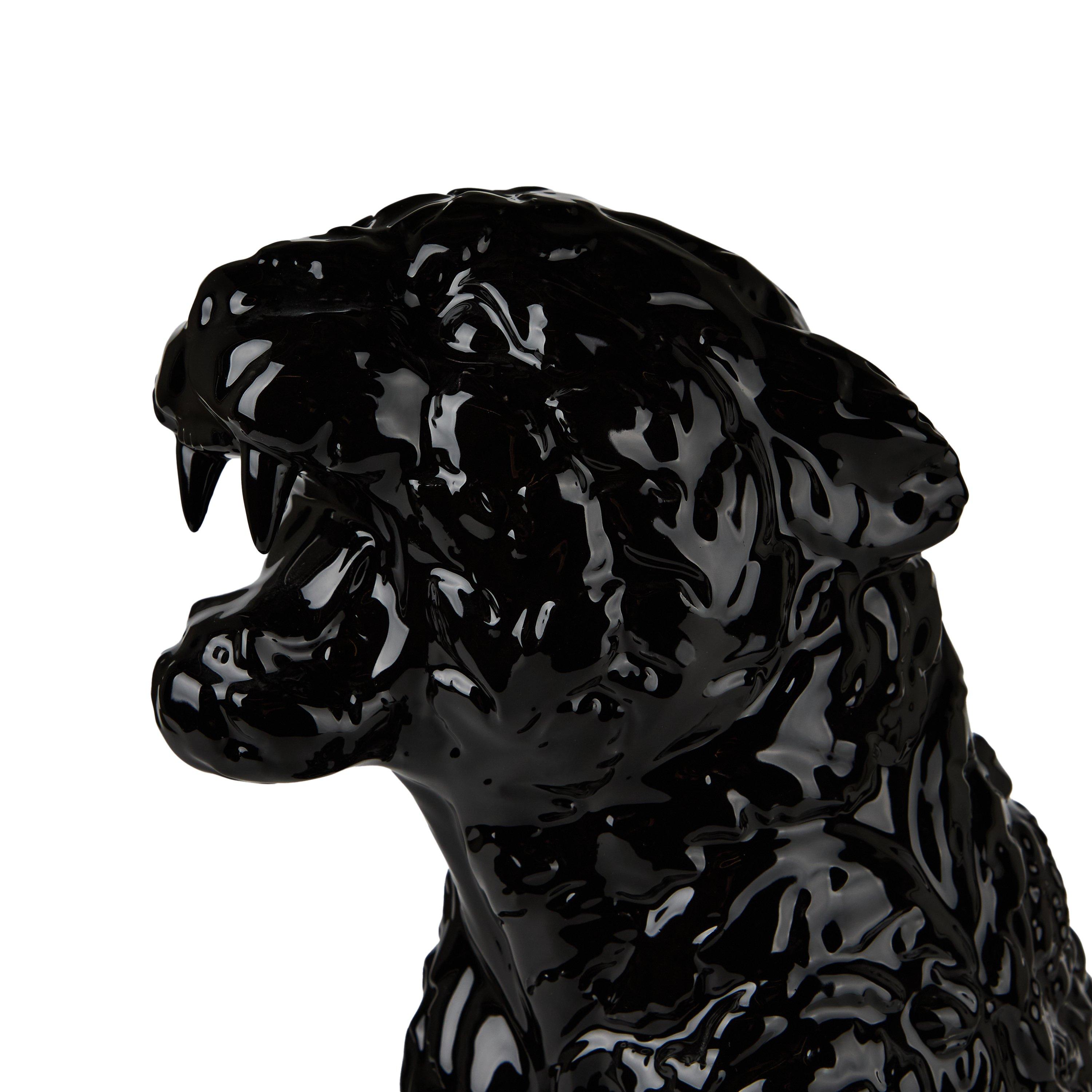 Black - Versace Home - Rokko Cheetah Ornament - 3