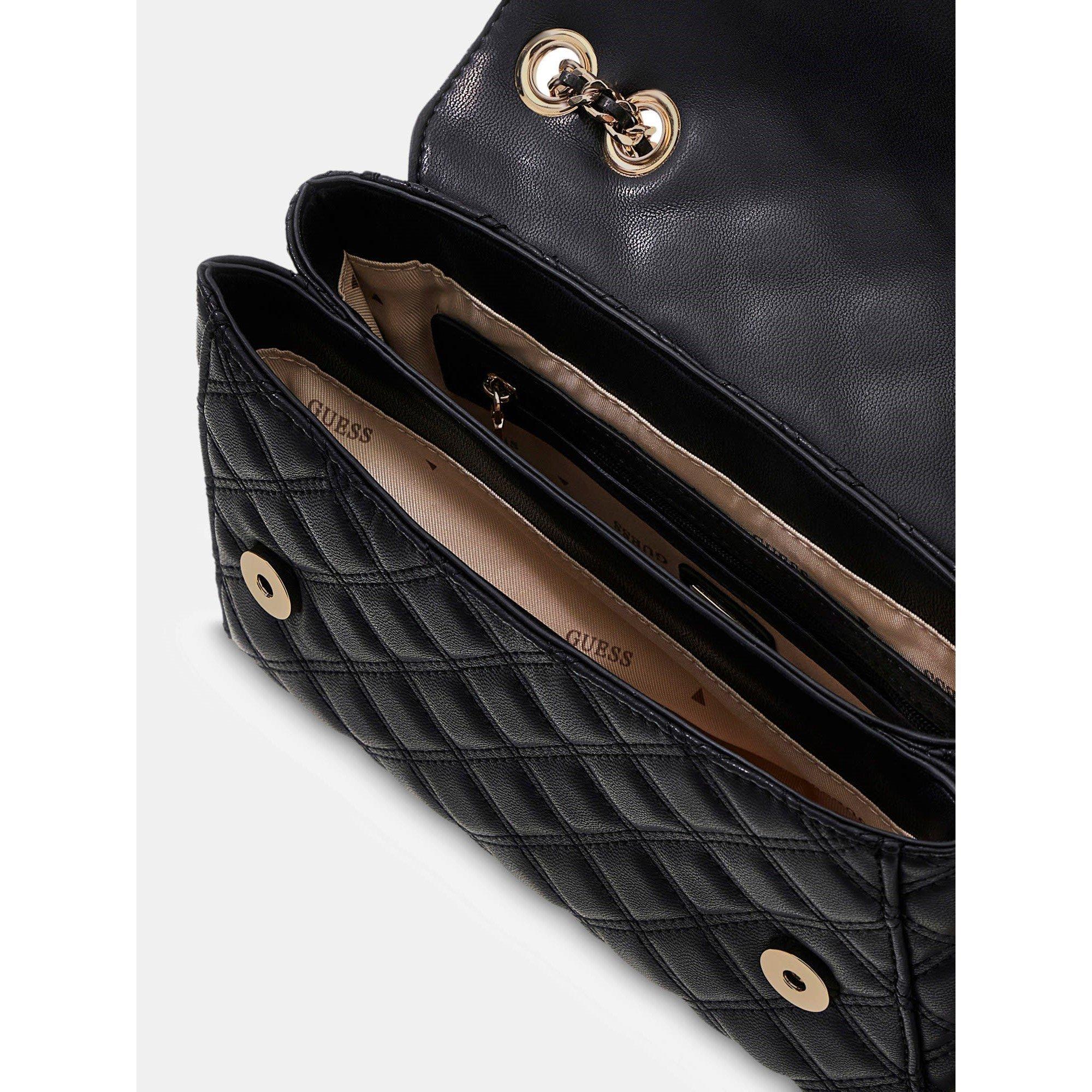 OffWhite - Guess - Women's Giully Flap Cross Body Bags - 4