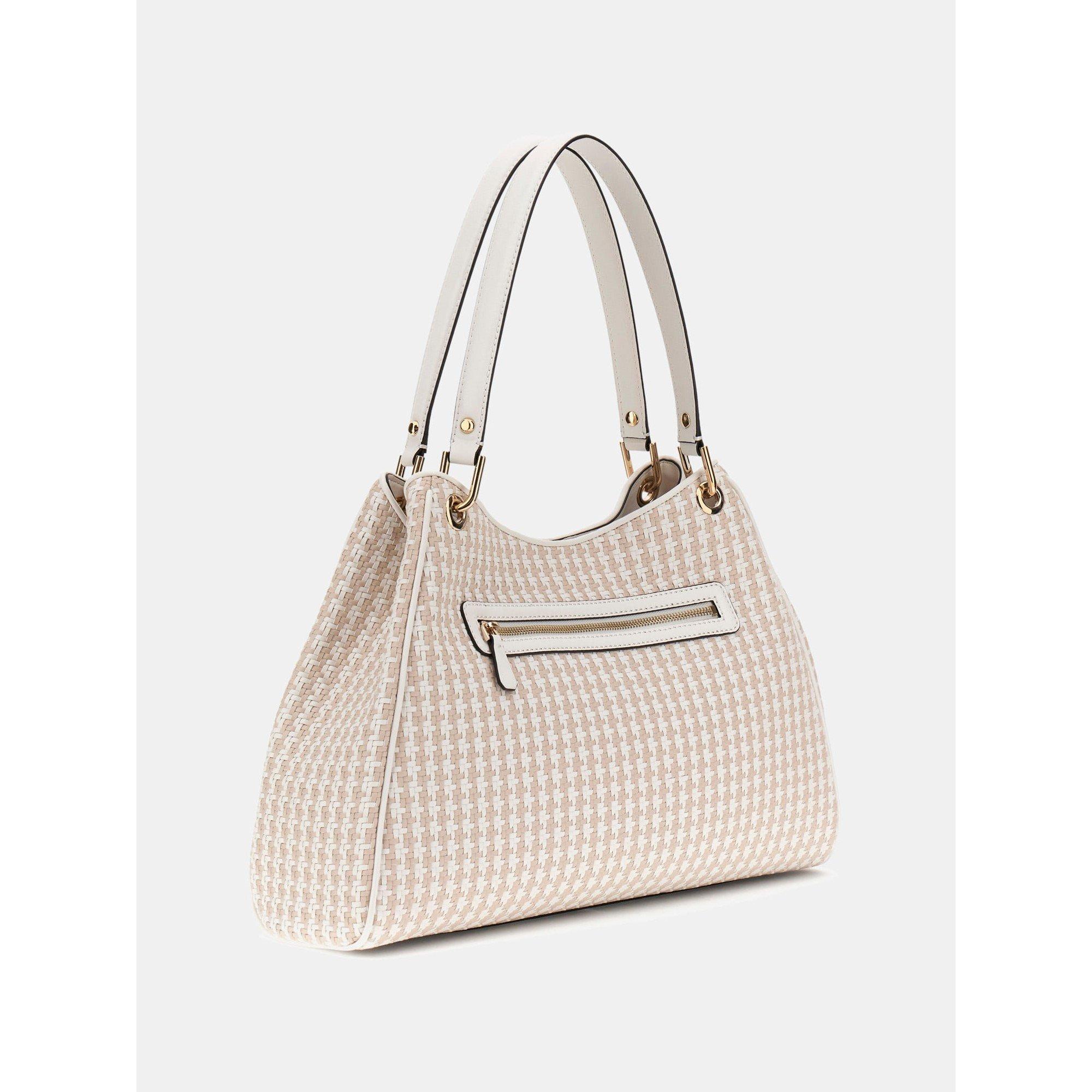 White Multi - Guess - Women's Atalia Top Handle Bag - 2