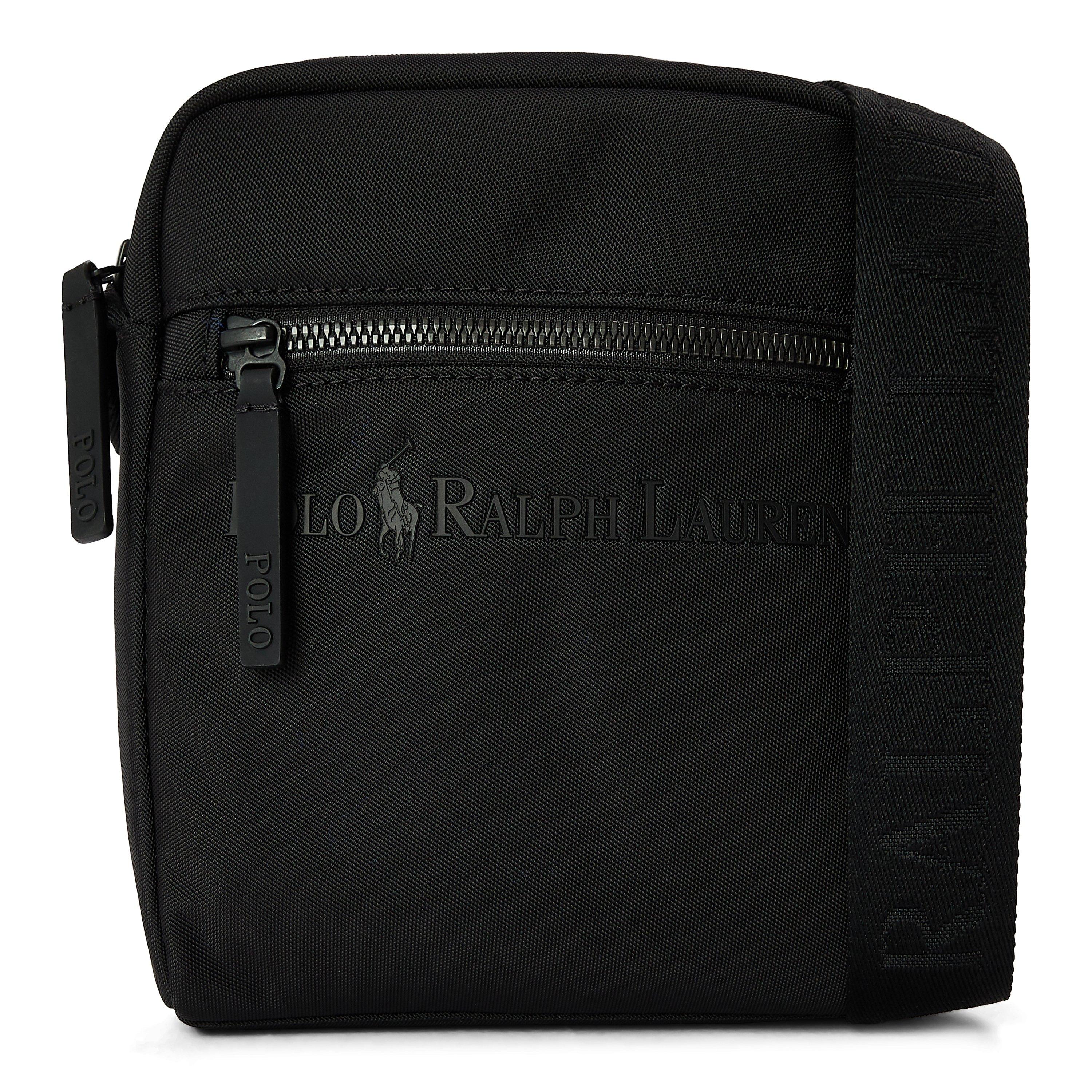 Polo Ralph Lauren  Black Modern Logo Large Crossbody Bag