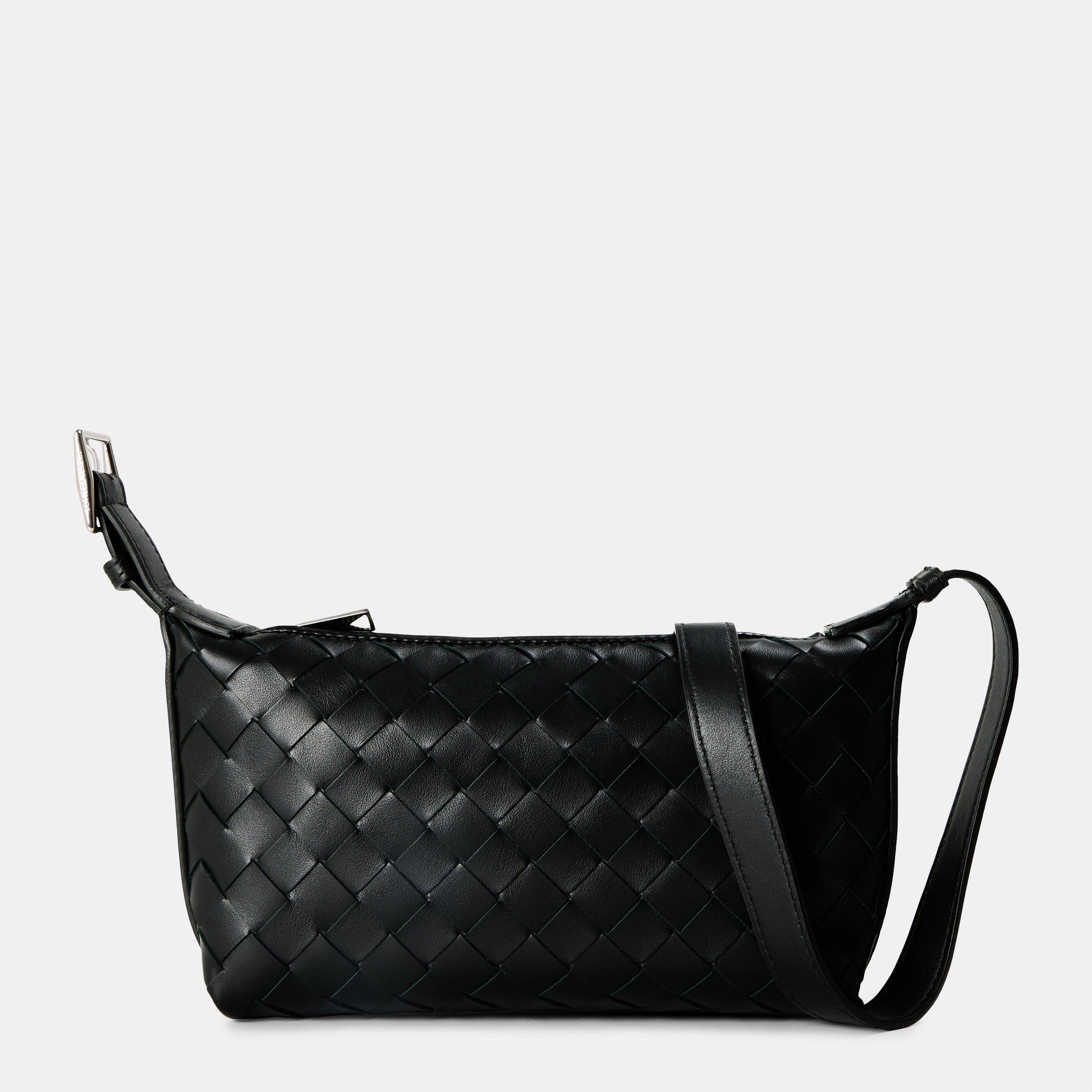 Bottega Veneta Men's BV Crossbody Bag - Dark Green