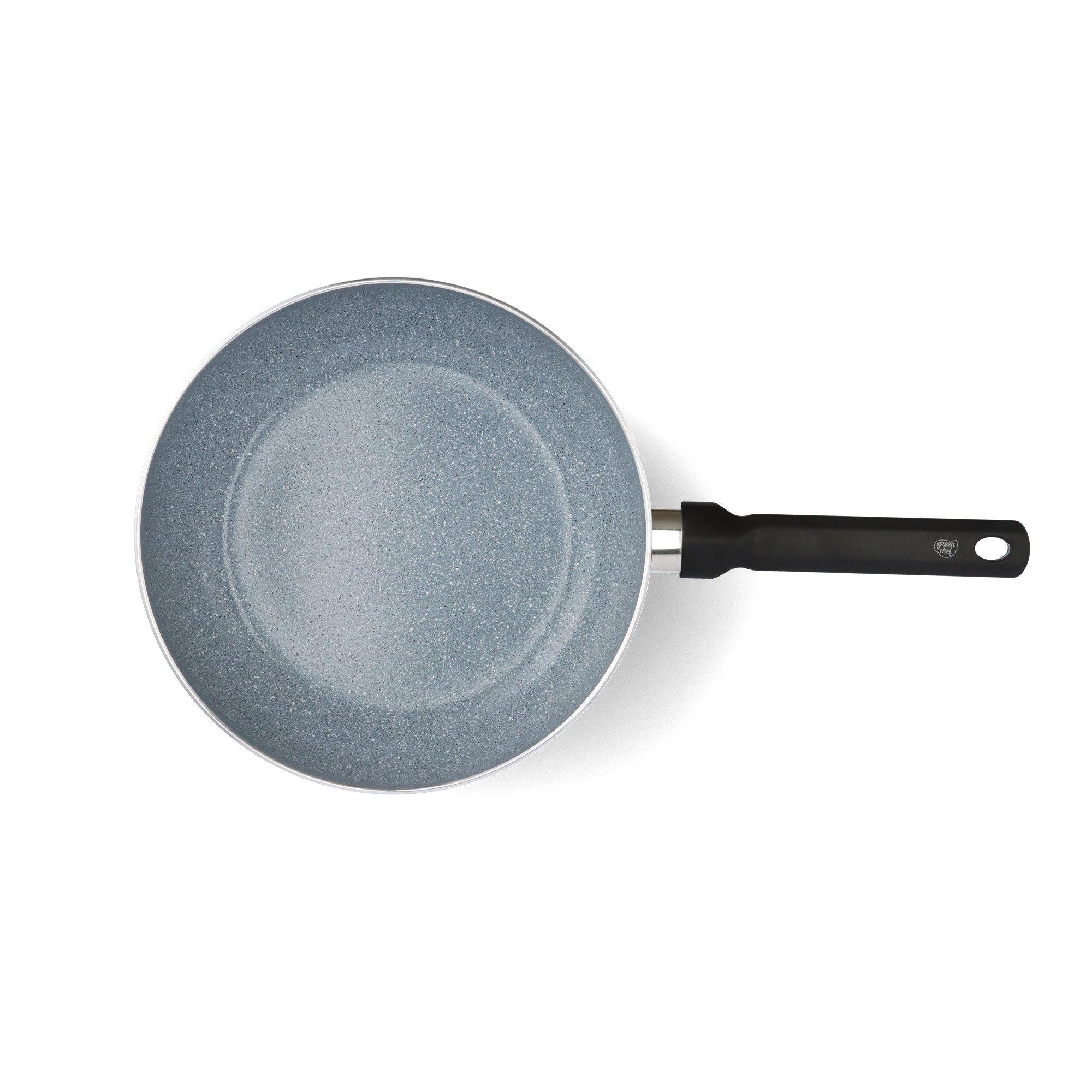 Blue - Blue Diamond - GreenChef 28 cm Wok Pan Granite Ceramic Pro Non-Stick Stir-Fry (Open Box) - 2