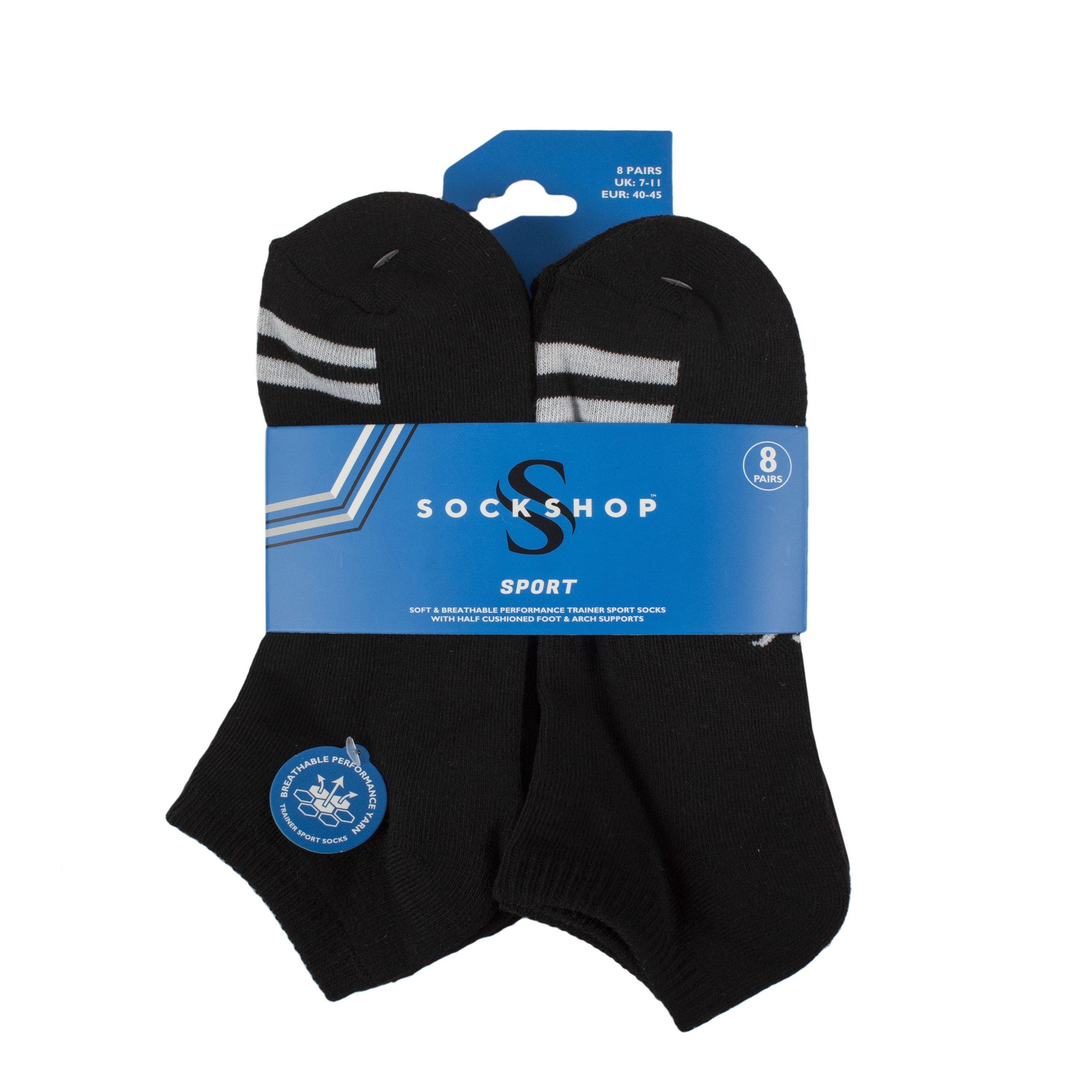 Crna - Sockshop - Sport Trainer Socks - 2