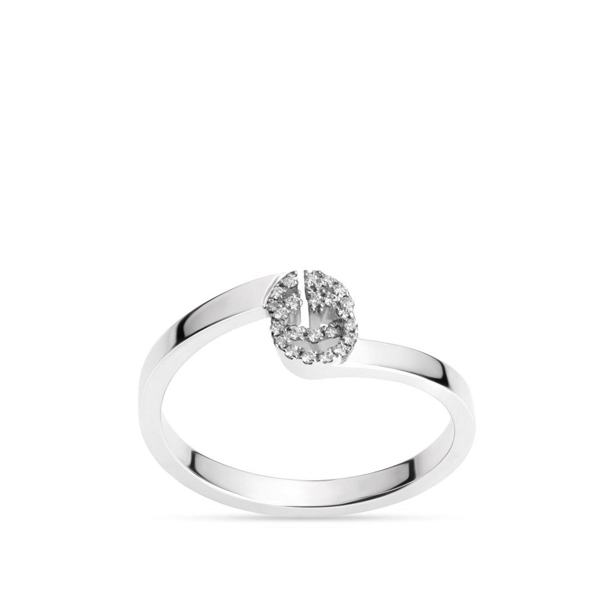 White Gold - Gucci - GG Running  Ring - 2