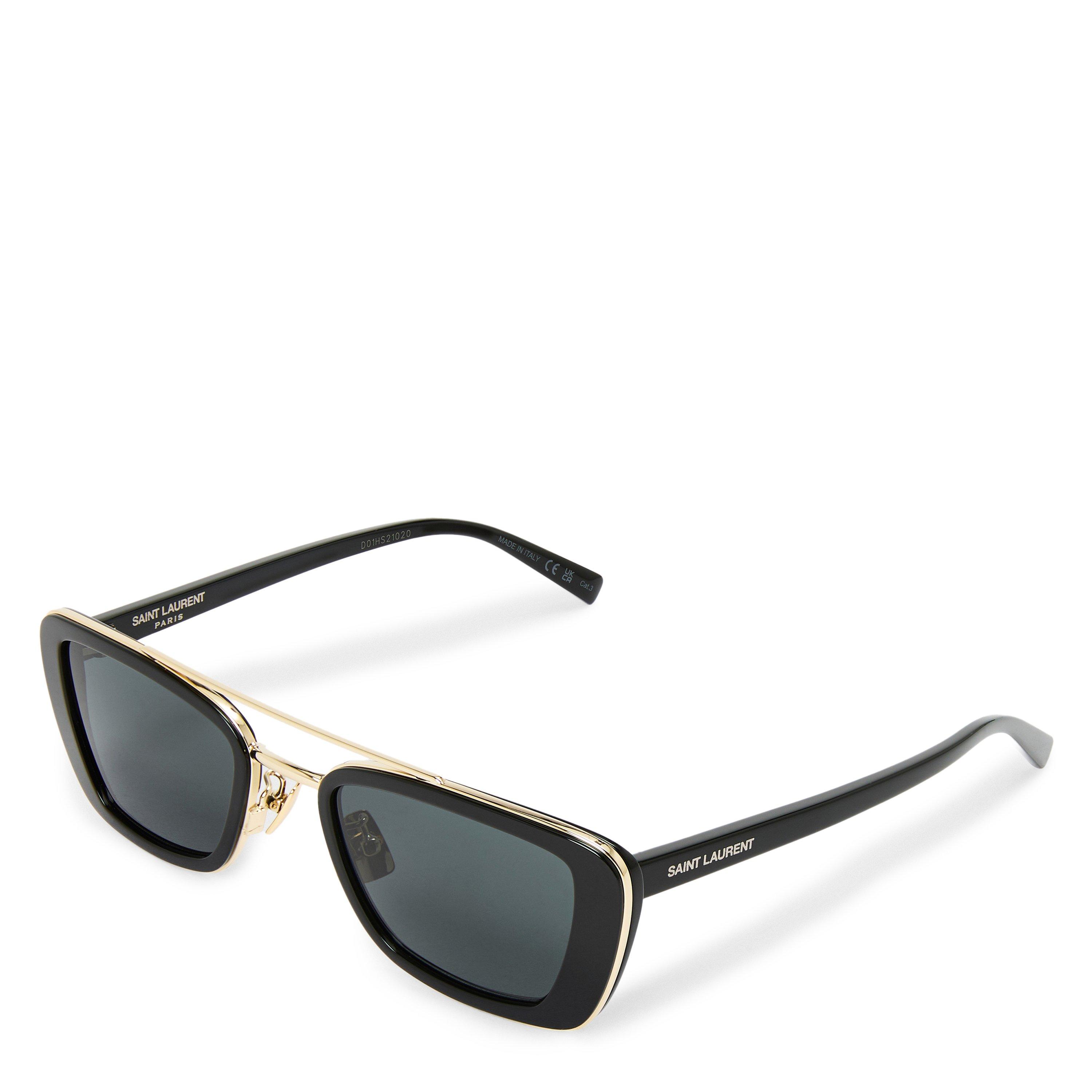 Black/Black - Saint Laurent - Adults Rectangle Sunglasses - 1