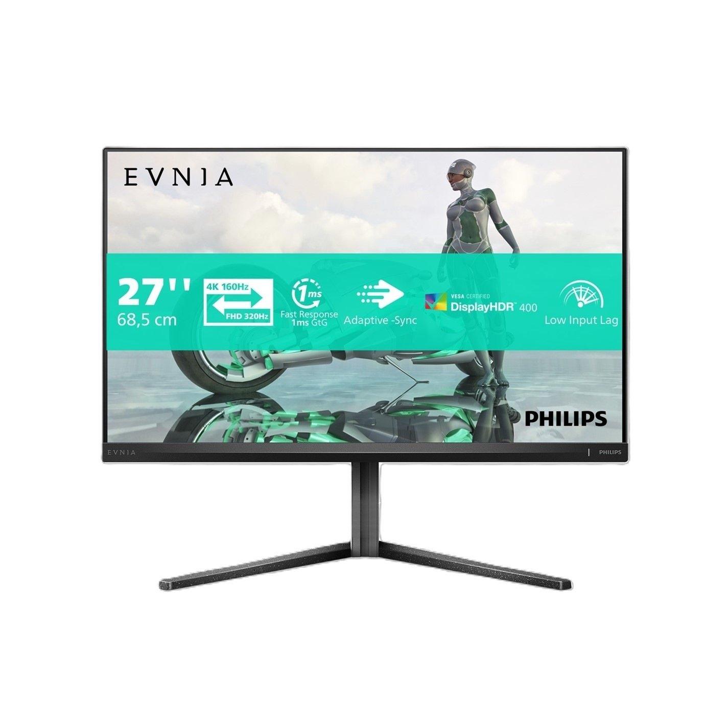 Black - Philips - 27M2N3800A 27 inch Fast IPS 4K 160Hz Full HD 320Hz Gaming Monitor - 1