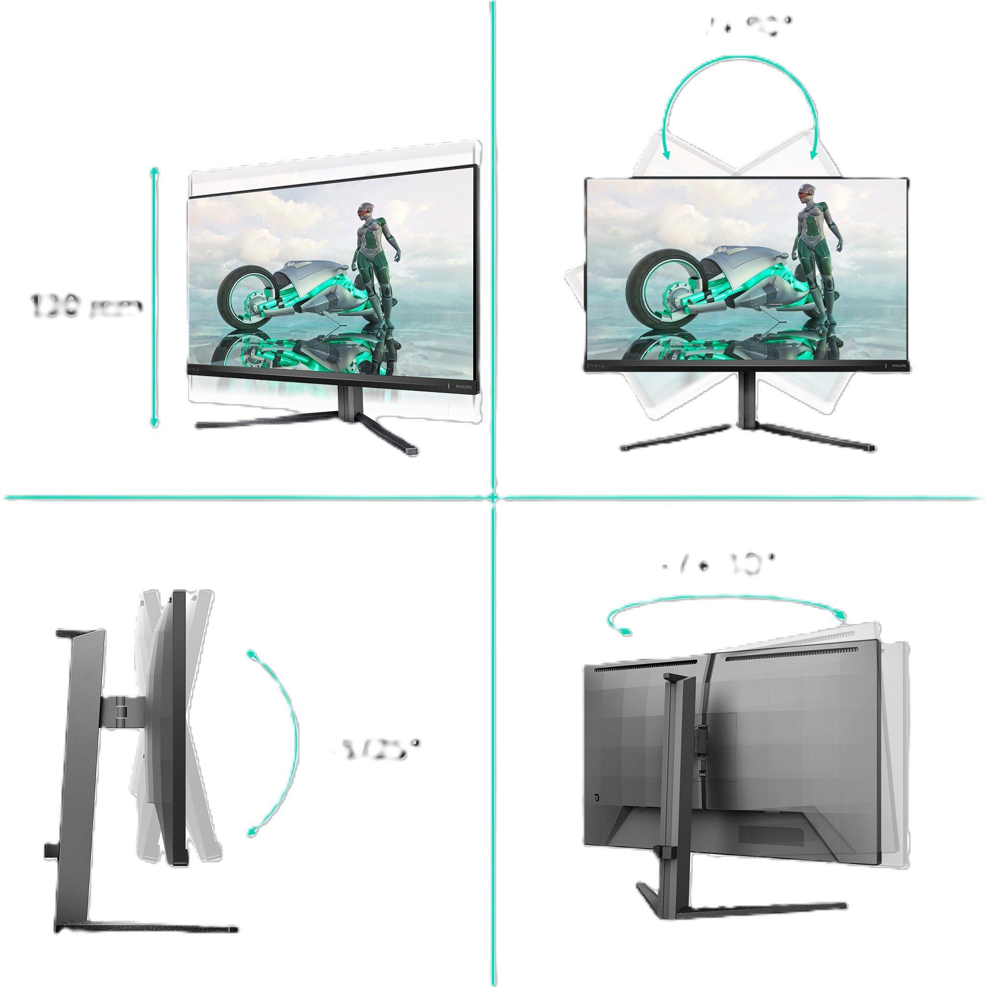 Black - Philips - 27M2N3800A 27 inch Fast IPS 4K 160Hz Full HD 320Hz Gaming Monitor - 2