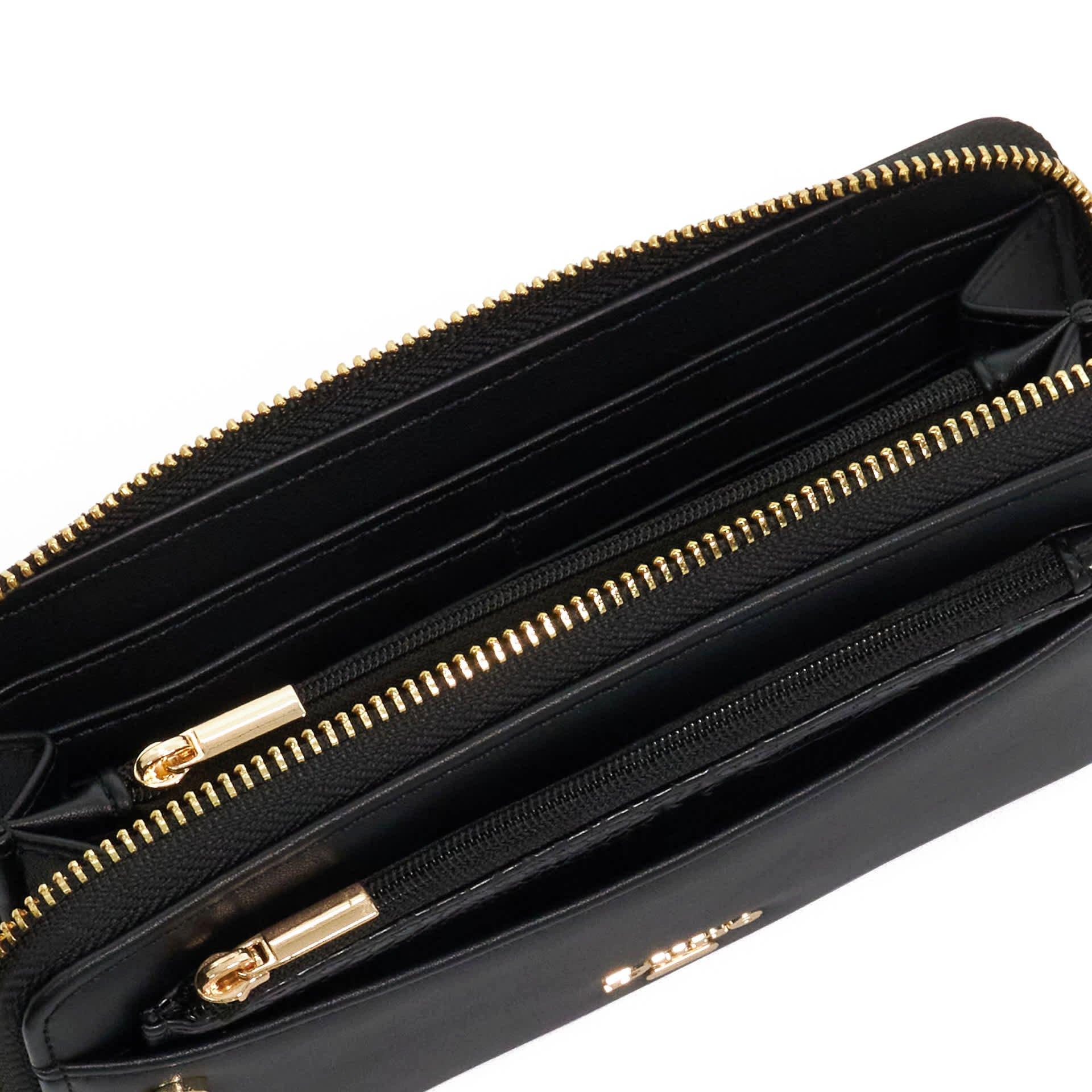 schwarz - Dune London - Women's Kaede Leather Zip Around Purse - 3