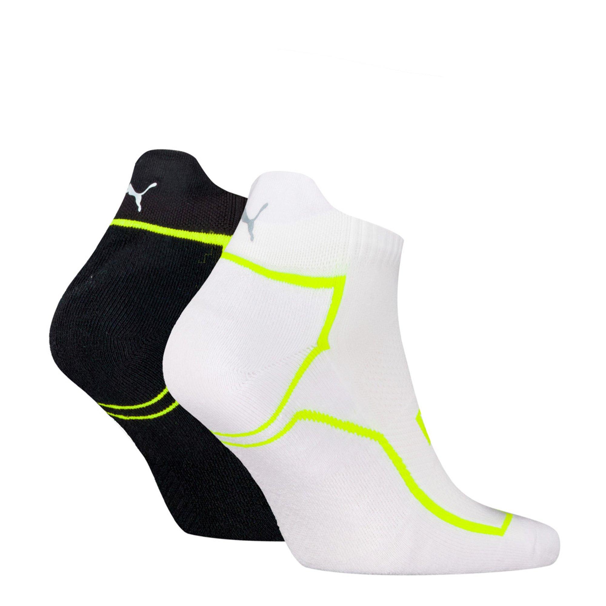 White / Black - Puma - Unisex Quarter Socks 2 Pack - 2