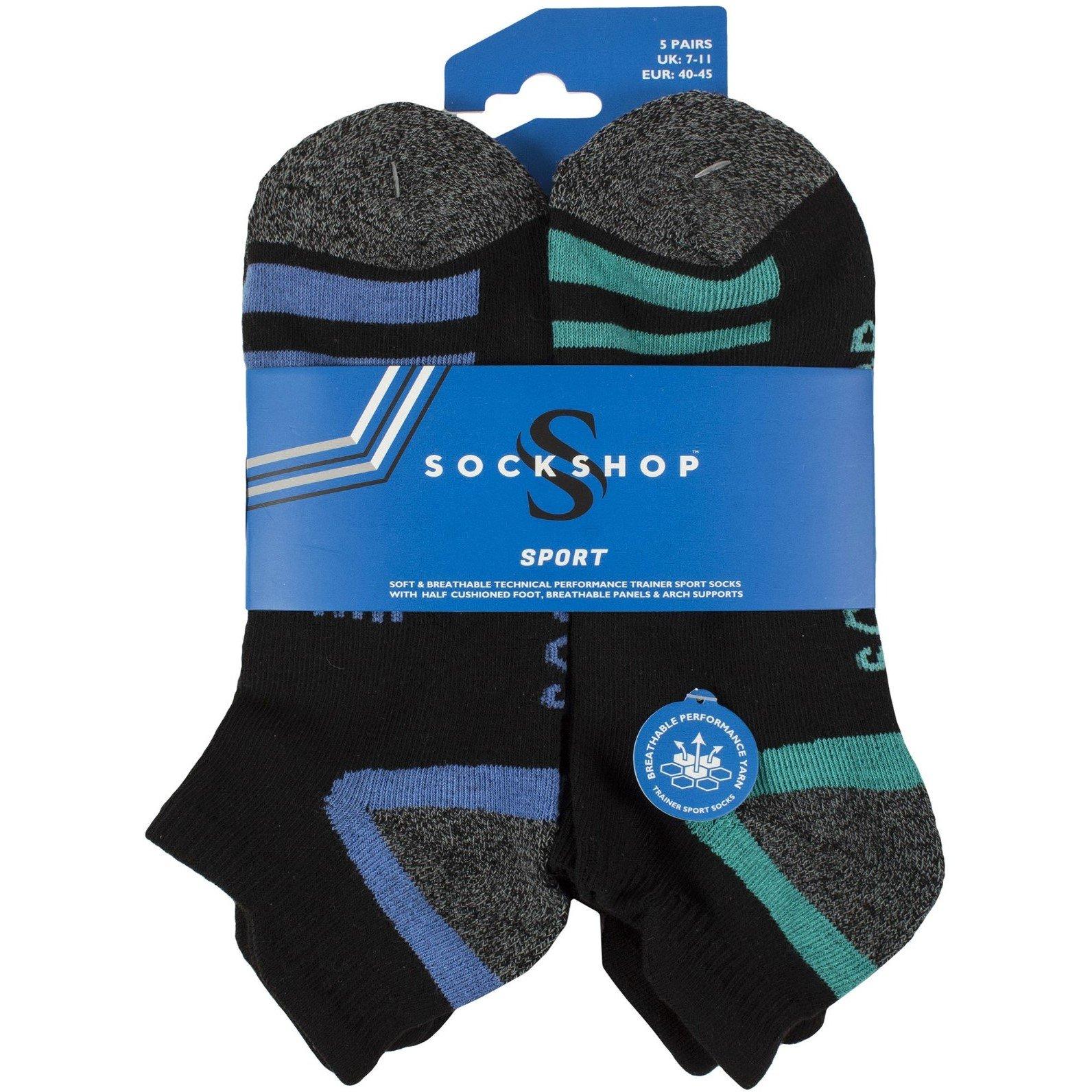 Crna - Sockshop - Trainer Socks - 2