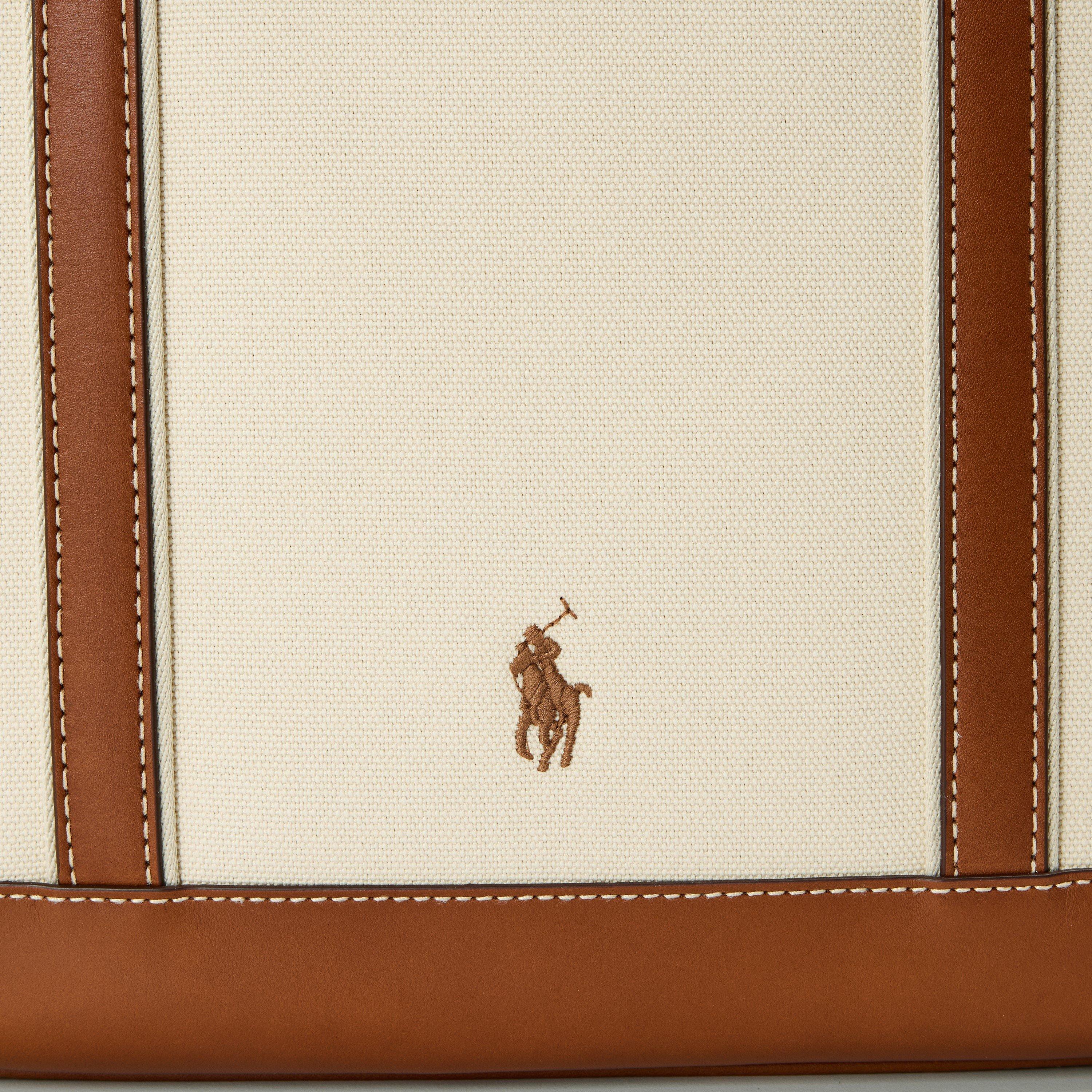 ECRU/CUOIO - Polo Ralph Lauren - Women's Tote Bag - 4