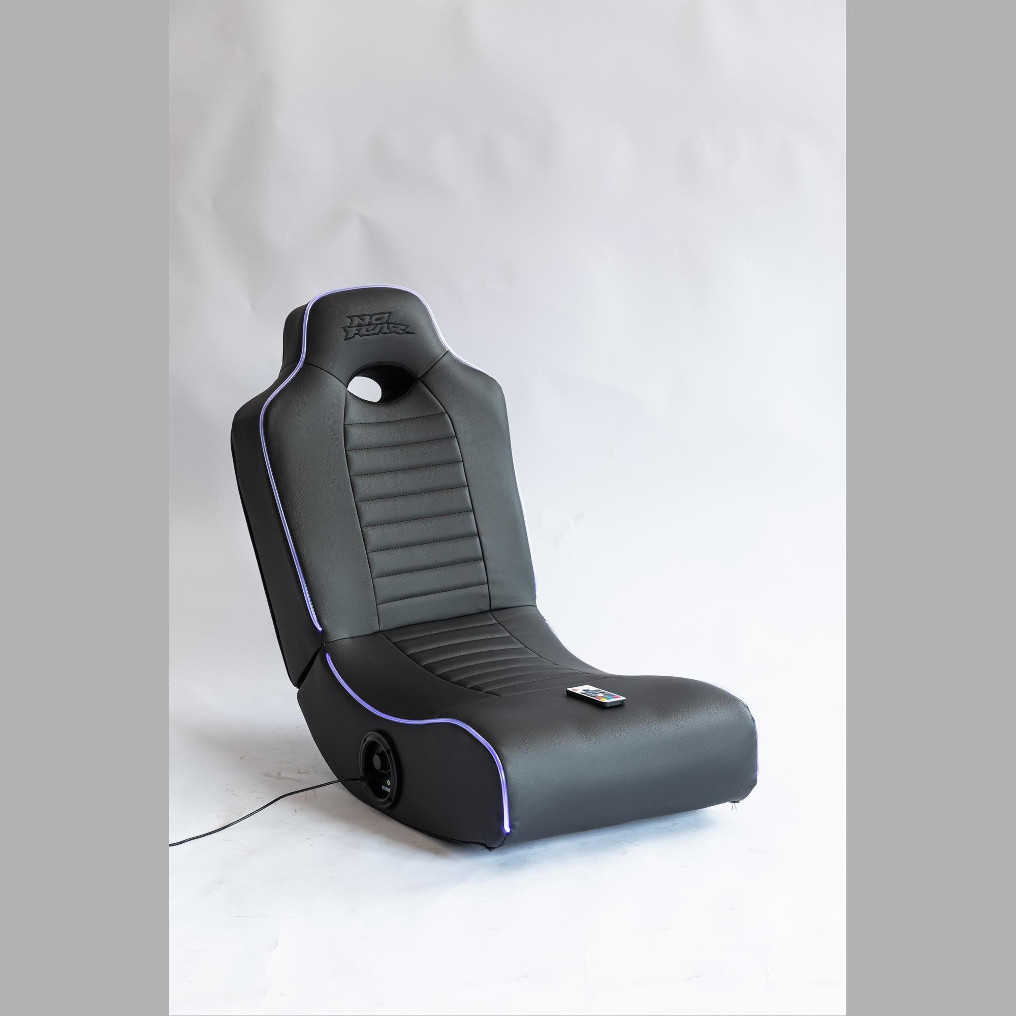 Black - No Fear - Audio & RGB Rocker Gaming Chair - 5