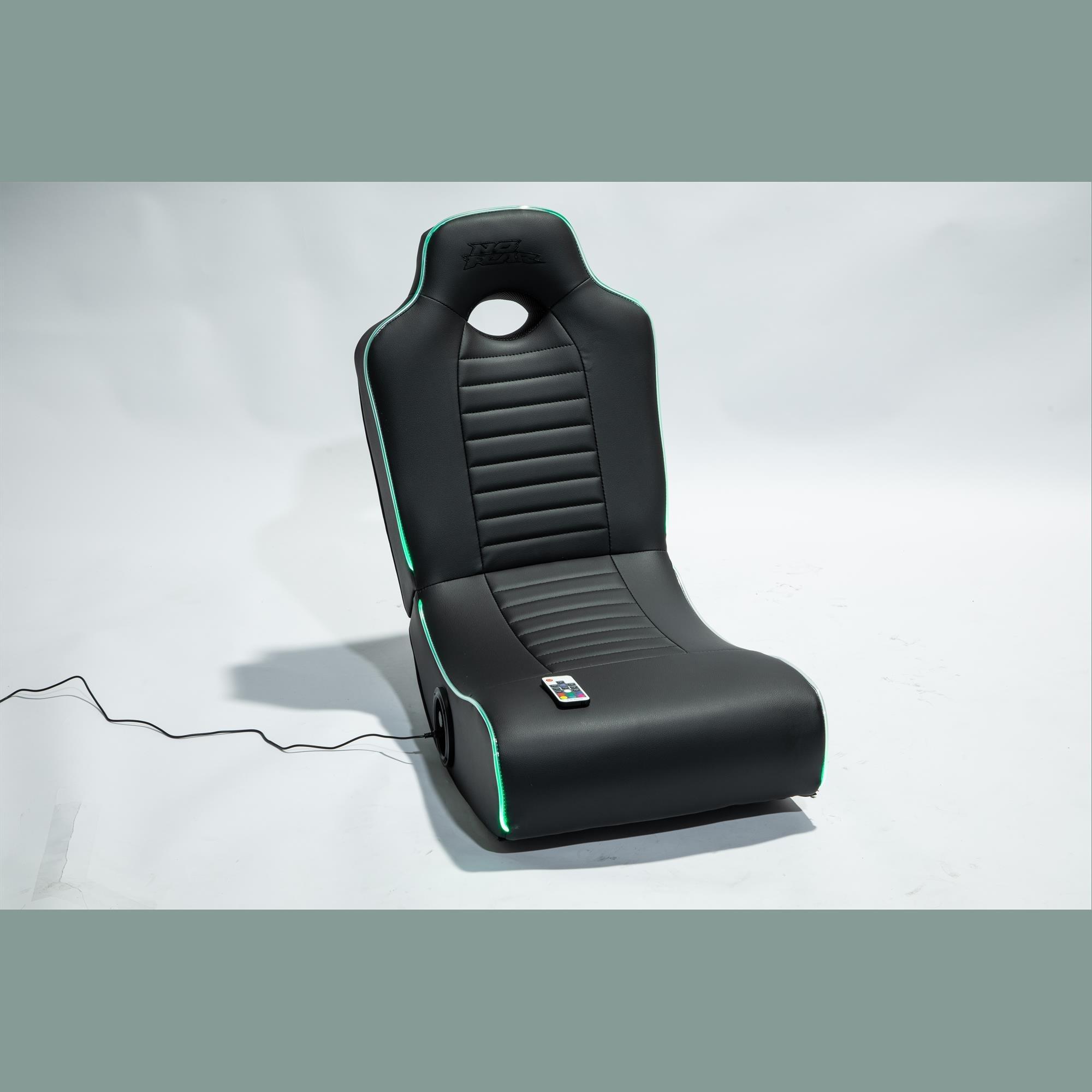 Black - No Fear - Audio & RGB Rocker Gaming Chair - 7