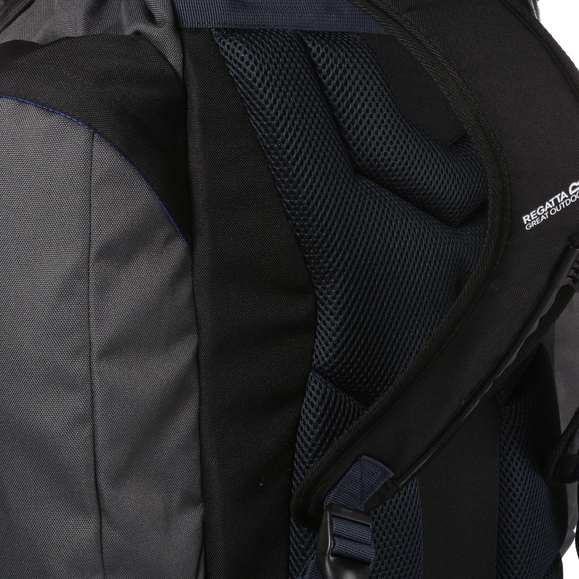 Black/Ebony - Regatta - Highton 65L Backpack - 5