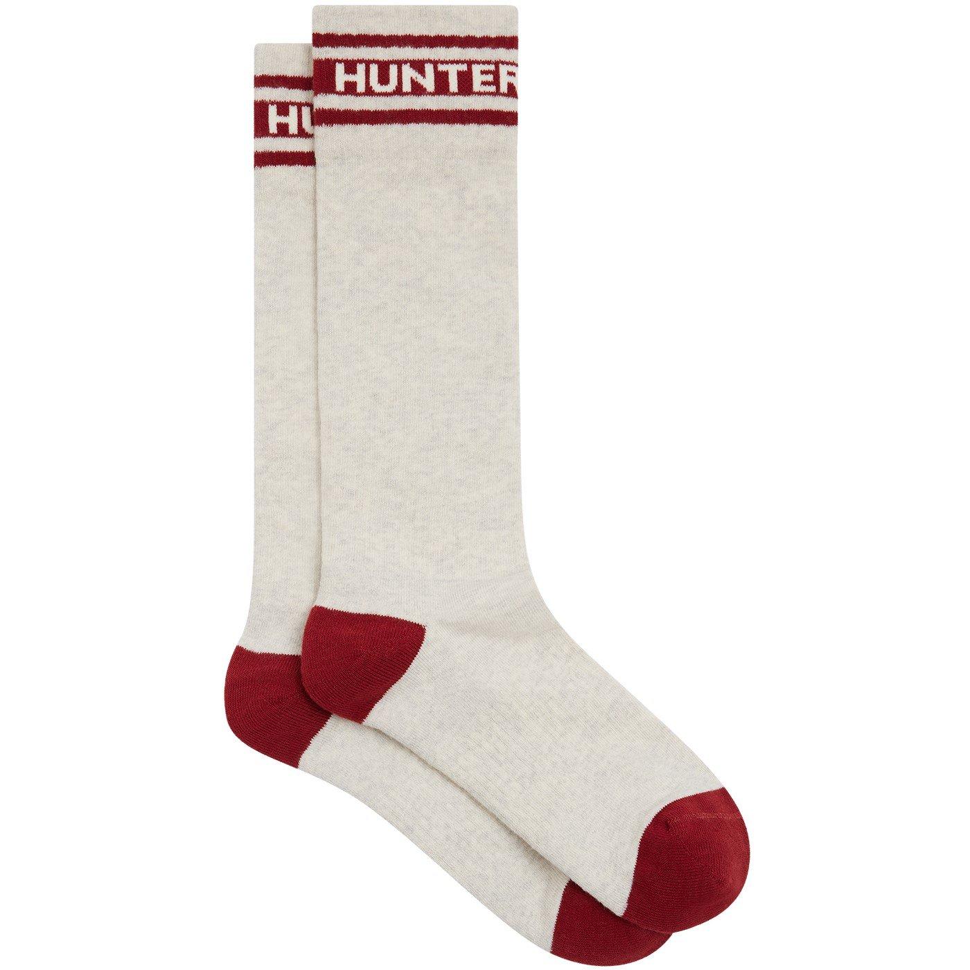 Moonbeam/Merlot - Hunter - Long Boot Sock Womens - 1