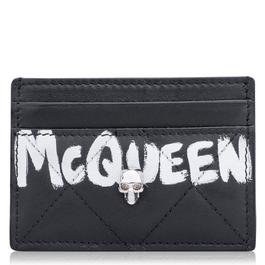 Alexander McQueen Graffiti Card Holder