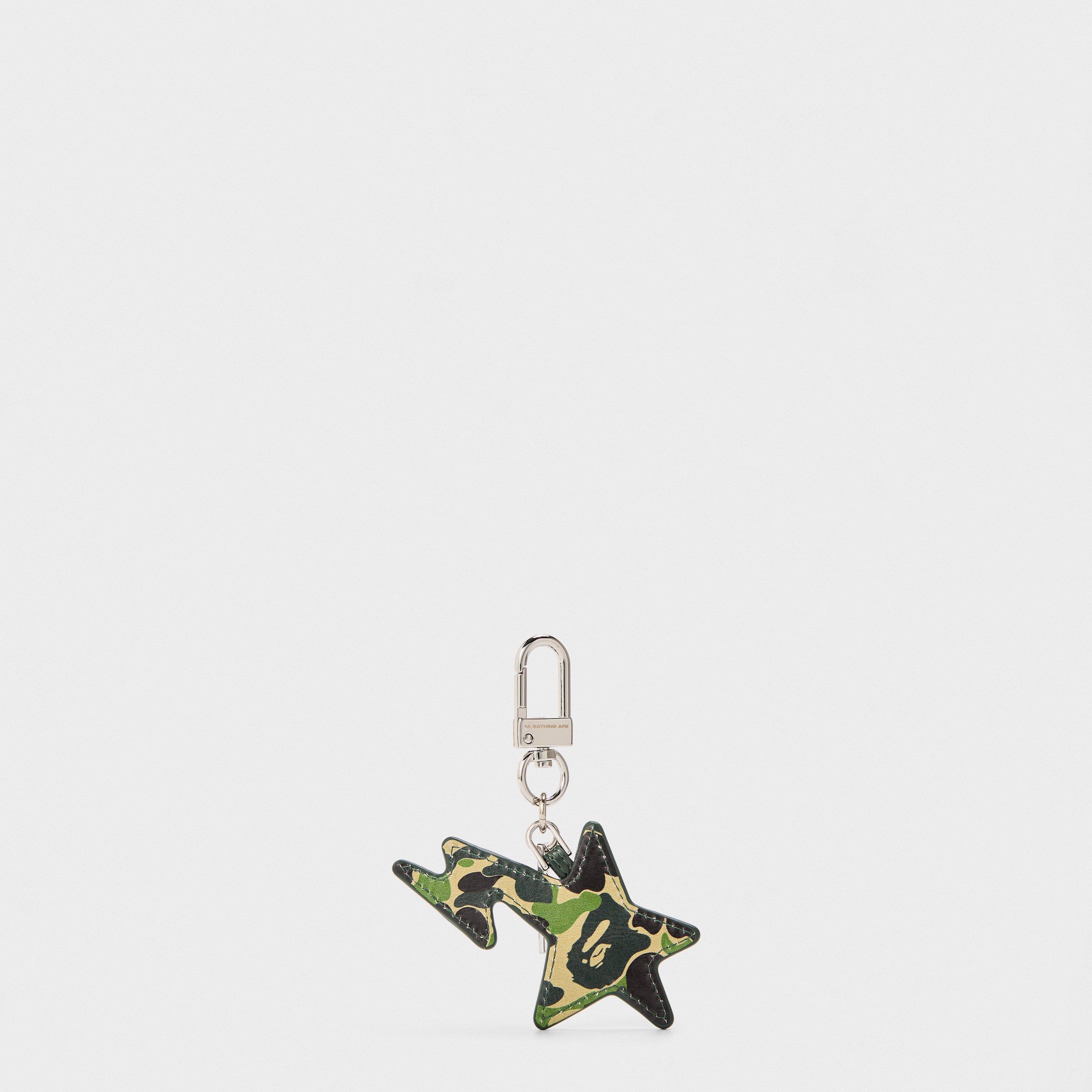 Green Camo - A Bathing Ape - Men's Sta Keyring - 2