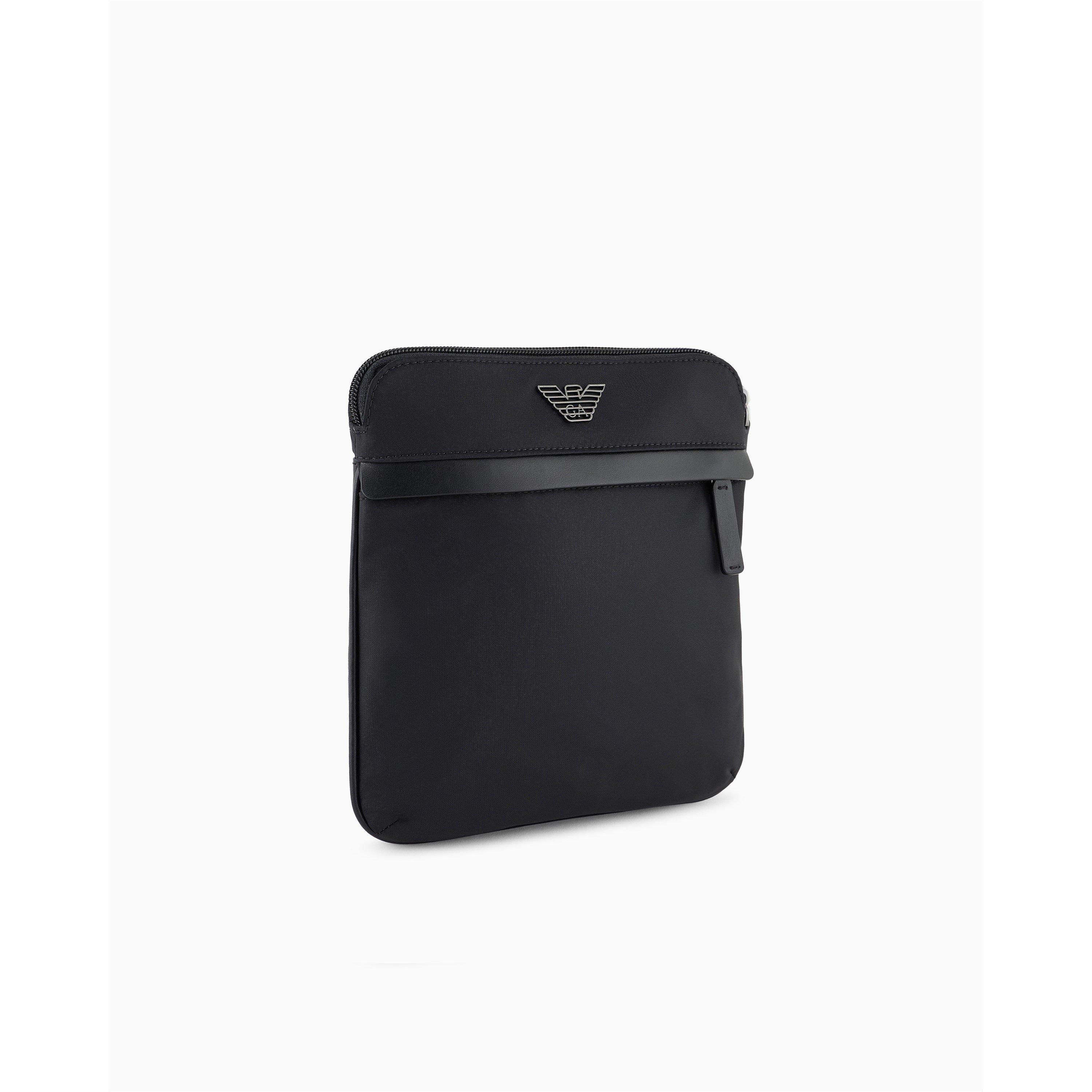Black Beauty - Emporio Armani - Men's Recycled Nylon Cross Body Bag - 3