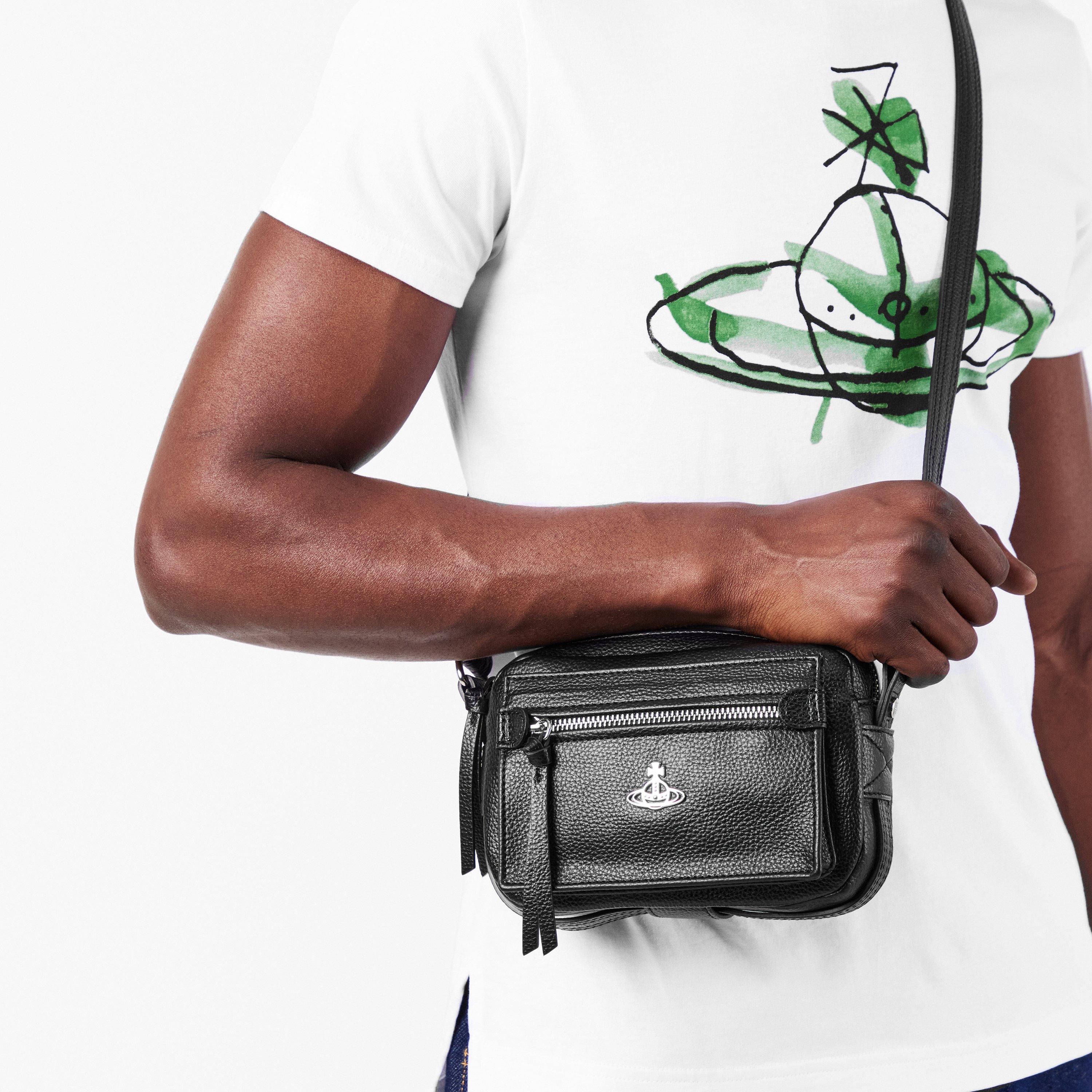 Black - Vivienne Westwood - Men's Crossbody Bag - 3