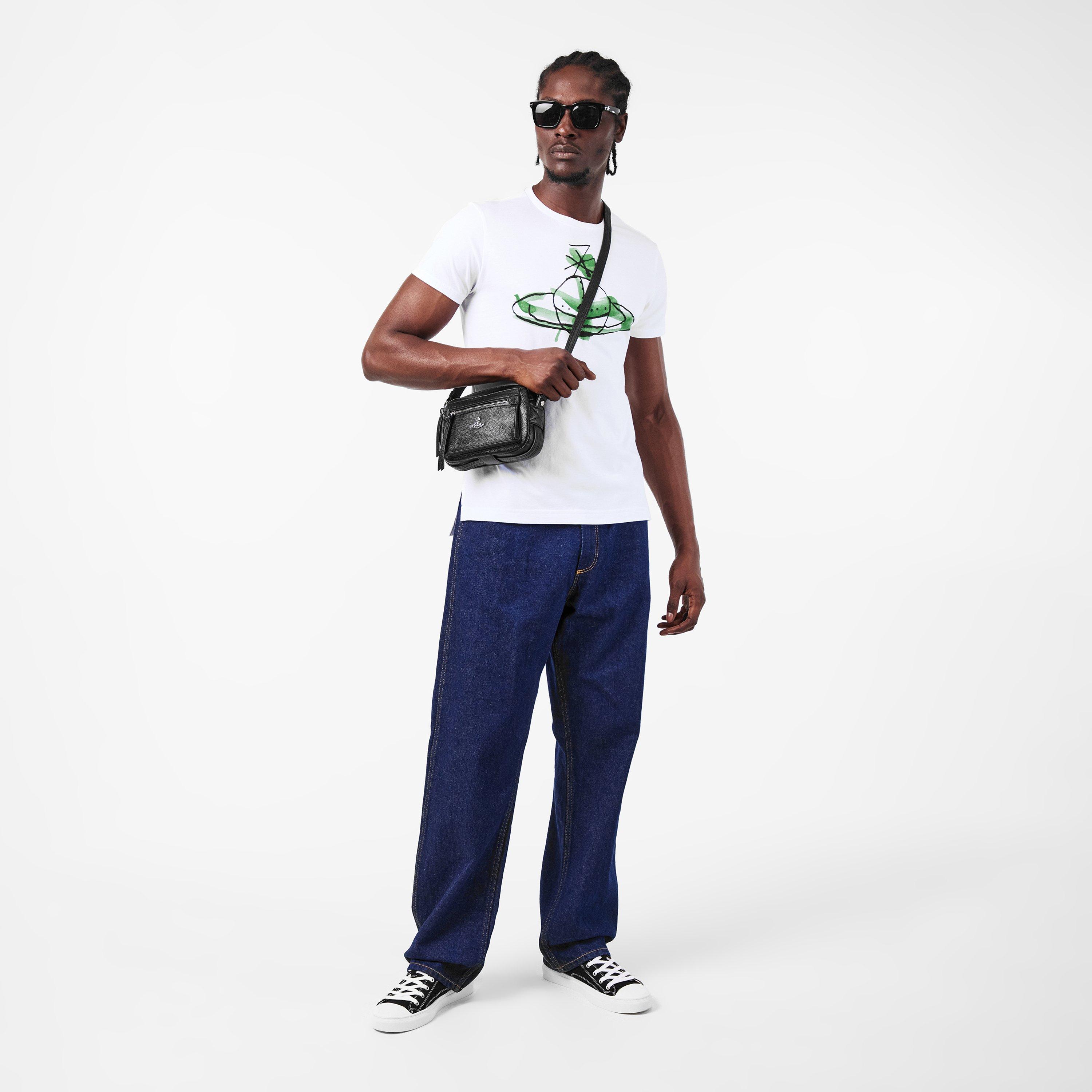 Black - Vivienne Westwood - Men's Crossbody Bag - 6