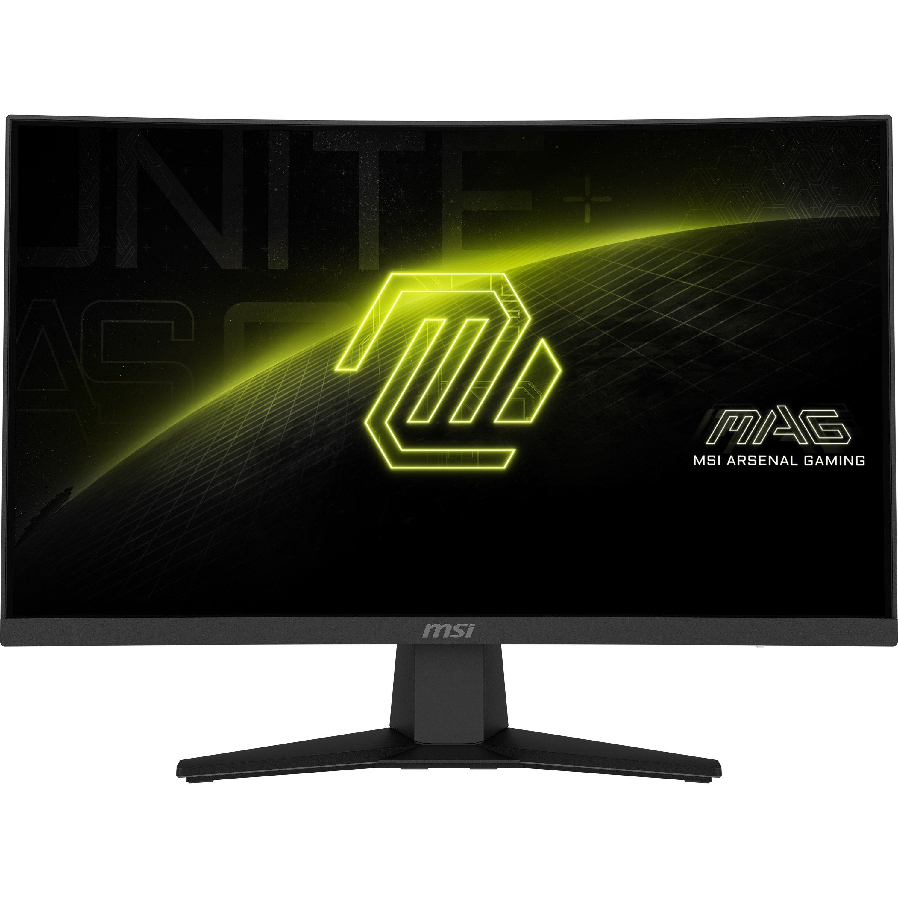 Crna - MSI - MAG 244C 24 inch 180Hz Curved Gaming Monitor - 2