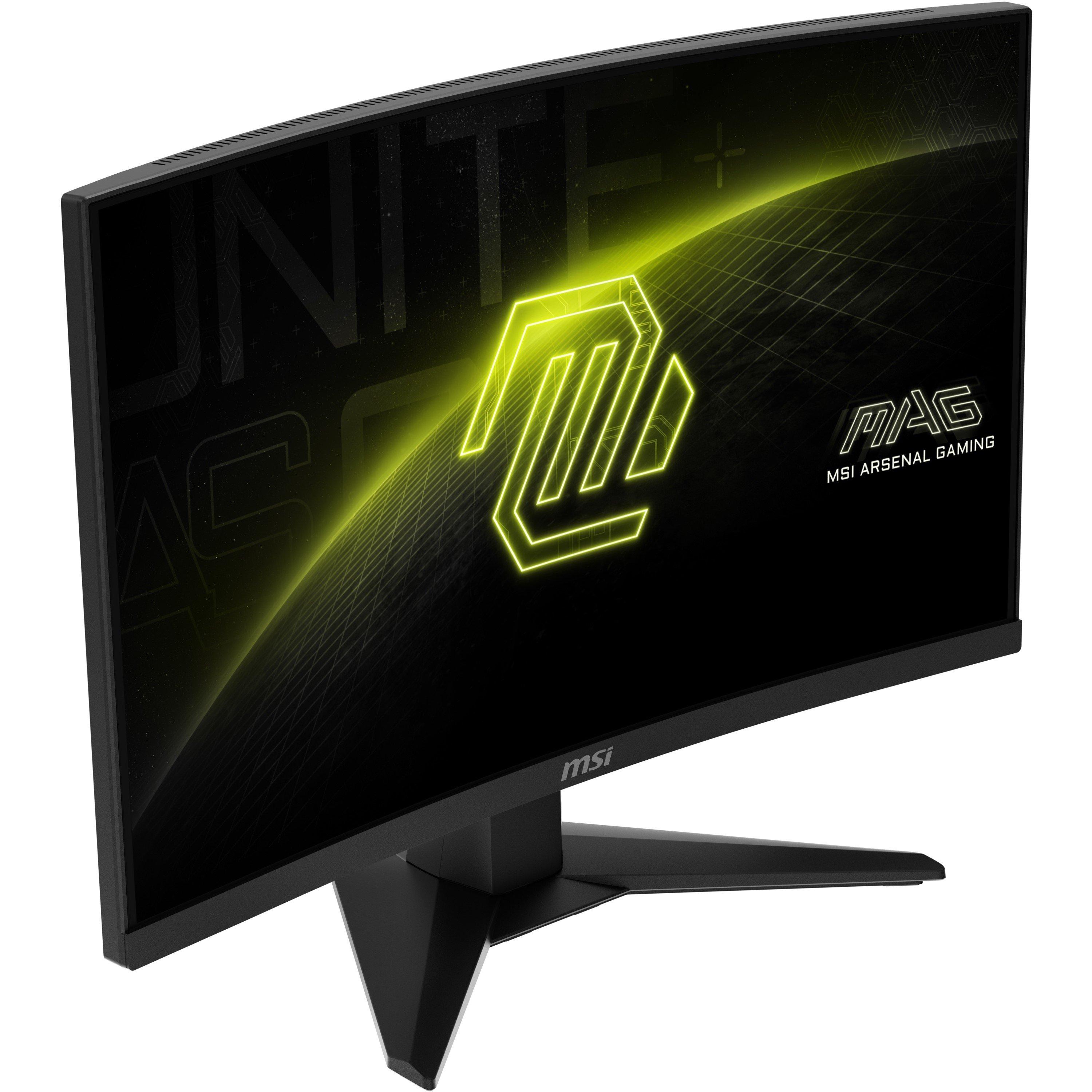 Crna - MSI - MAG 244C 24 inch 180Hz Curved Gaming Monitor - 8