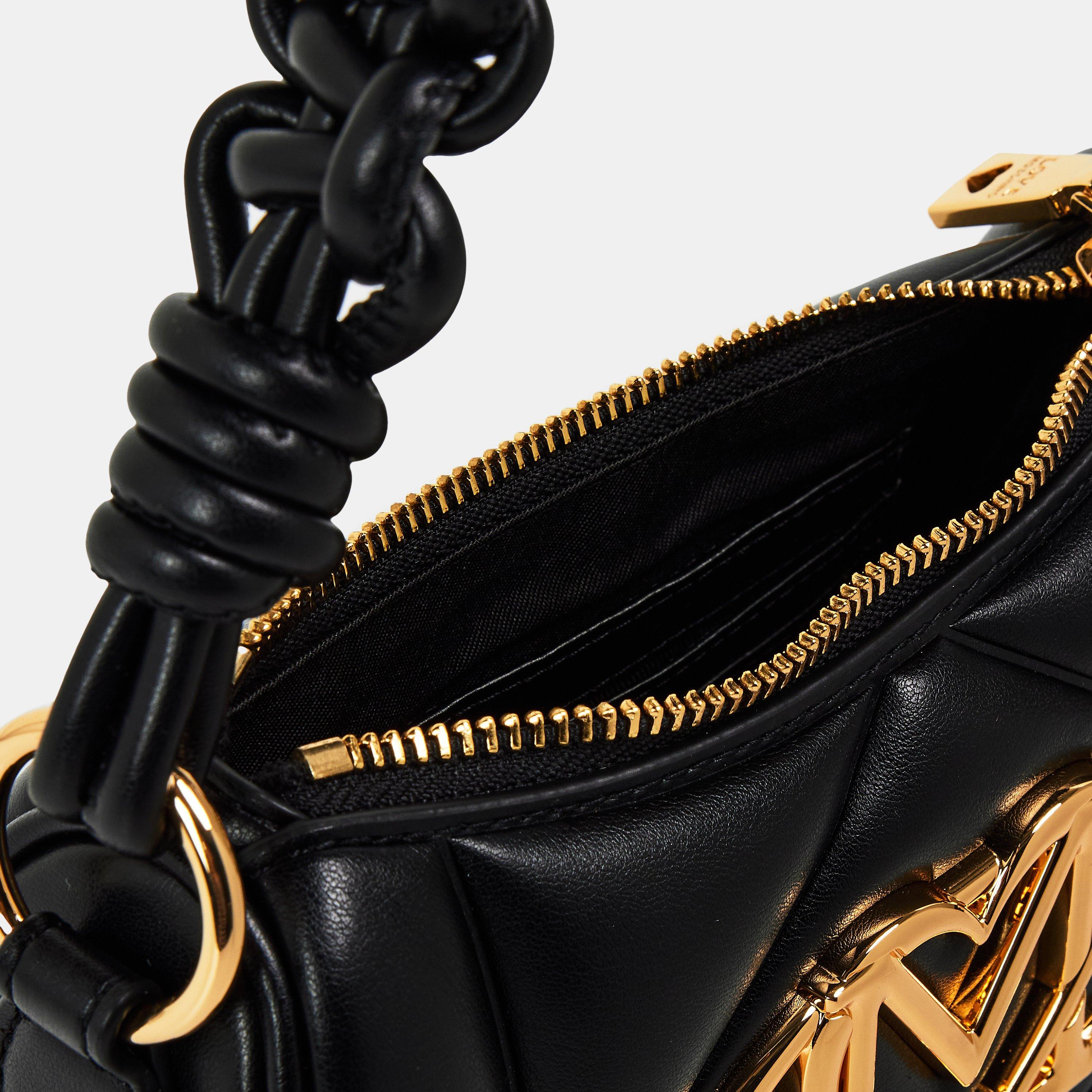 BLACK - Love Moschino - Women's Quilted Cross Body Bags - 4