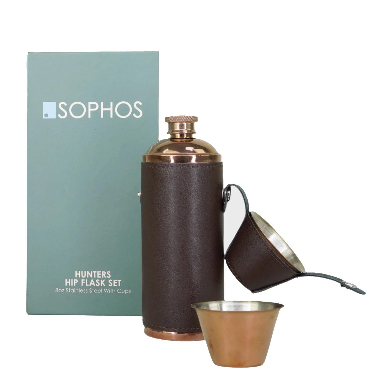 Brown - Sophos - Sophos Hip Flask Set Sn64 - 1