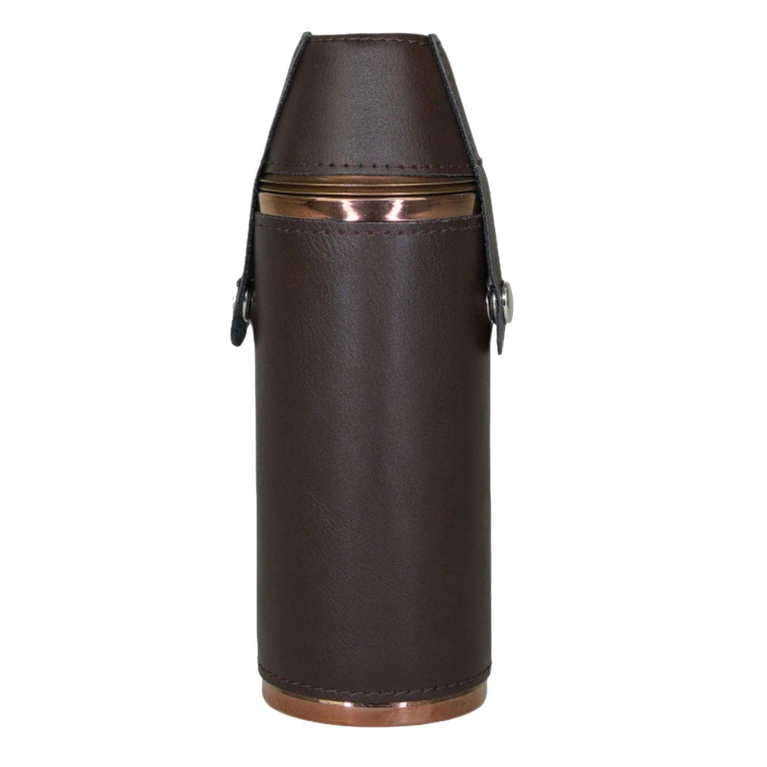 Brown - Sophos - Sophos Hip Flask Set Sn64 - 2