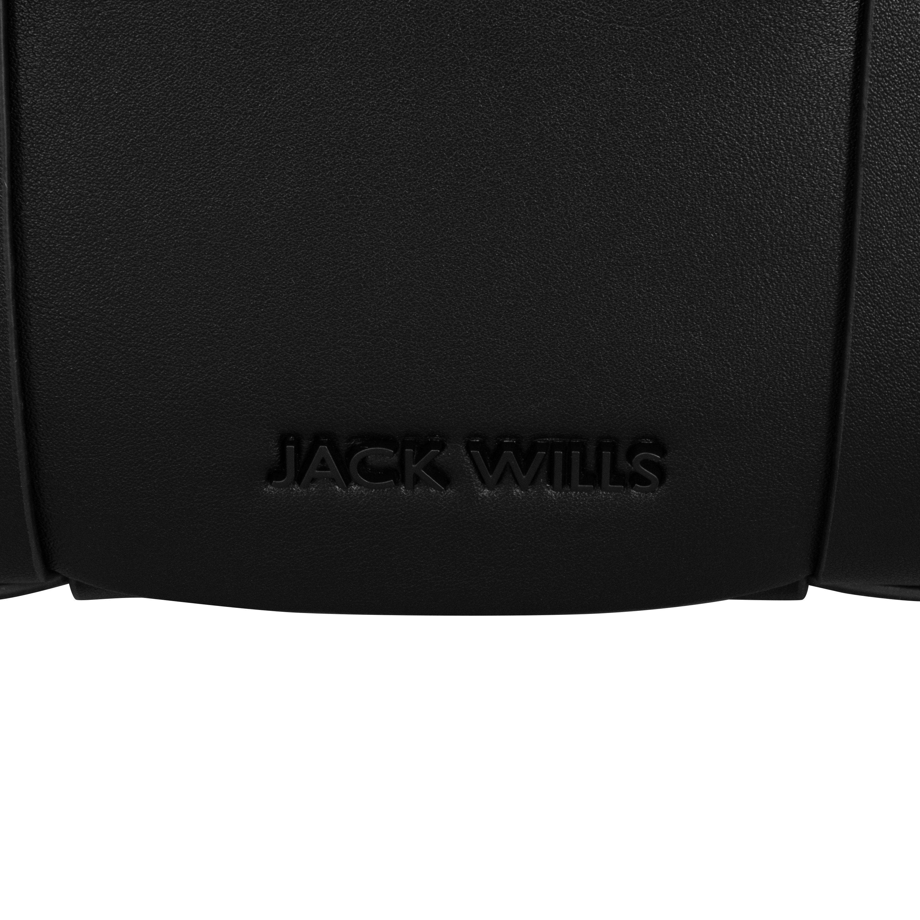 Crna - Jack Wills - Women's Medium Weave Top Handle Bag - 7