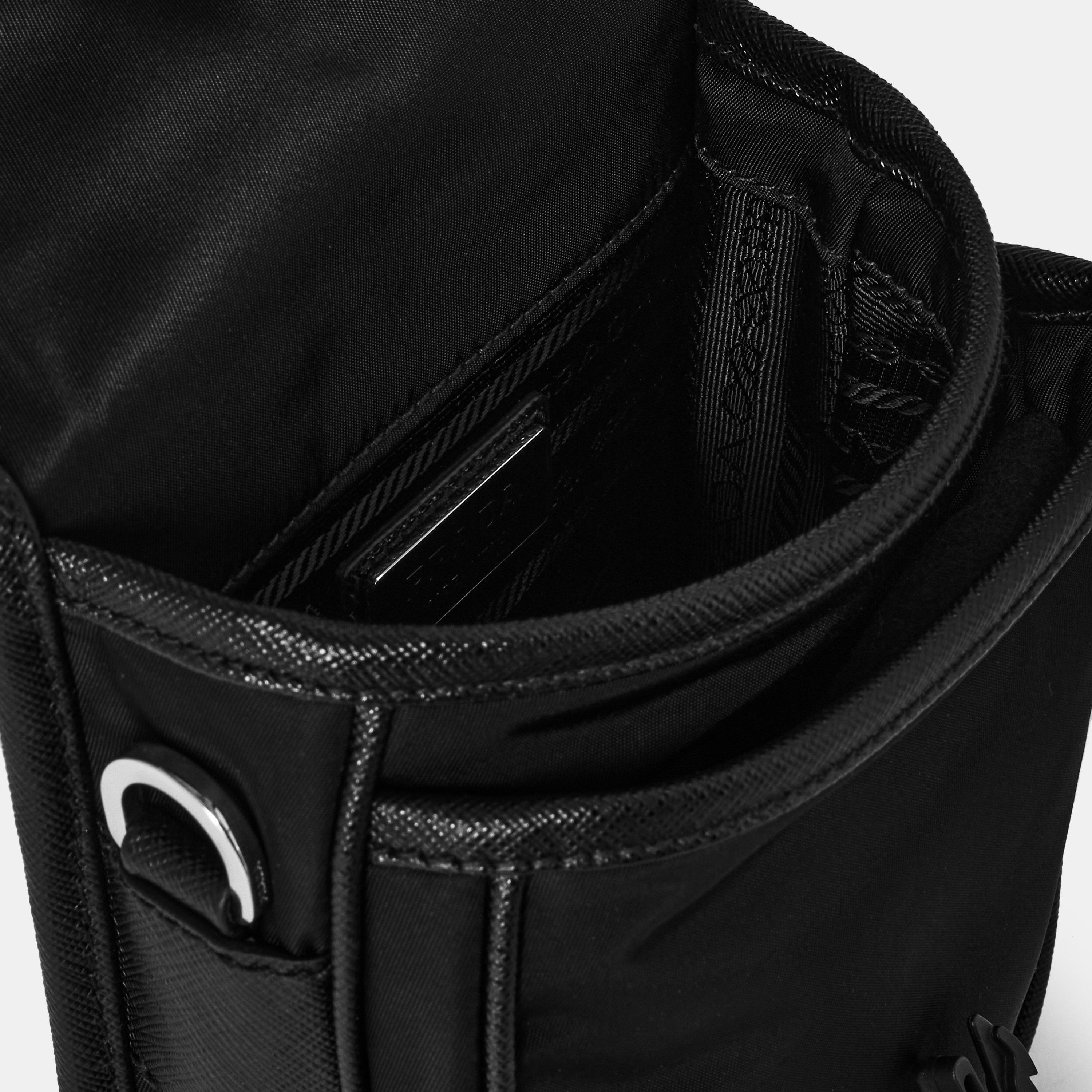 Black - Prada - Men's Small Cross Body Bag - 5