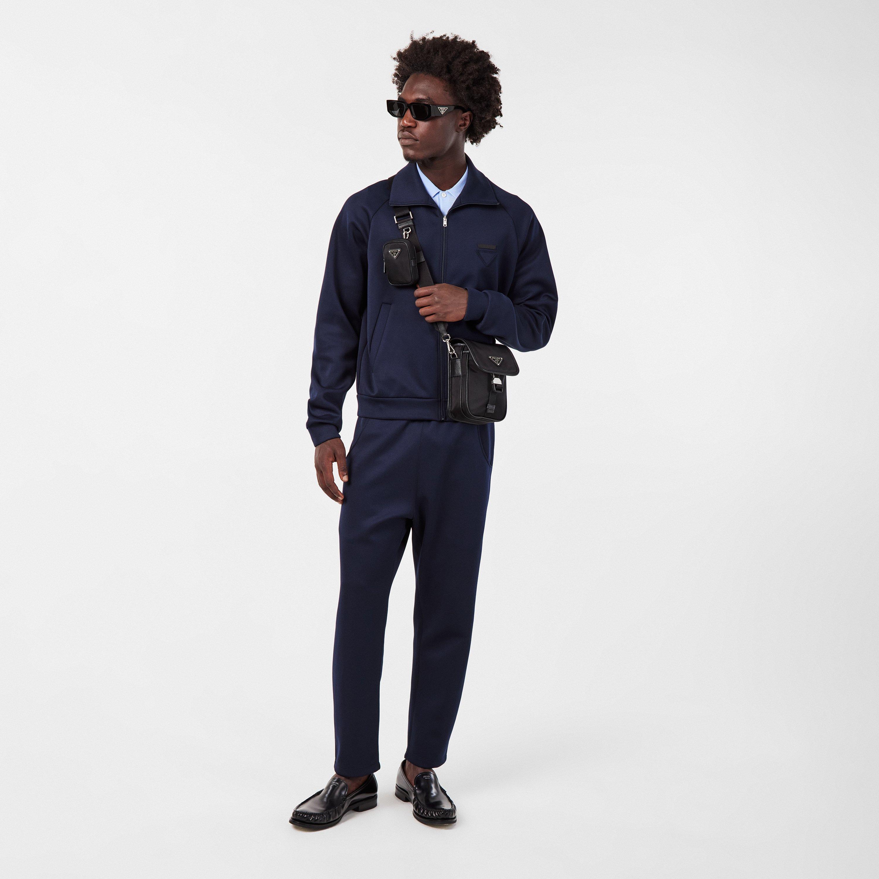 Black - Prada - Men's Small Cross Body Bag - 6