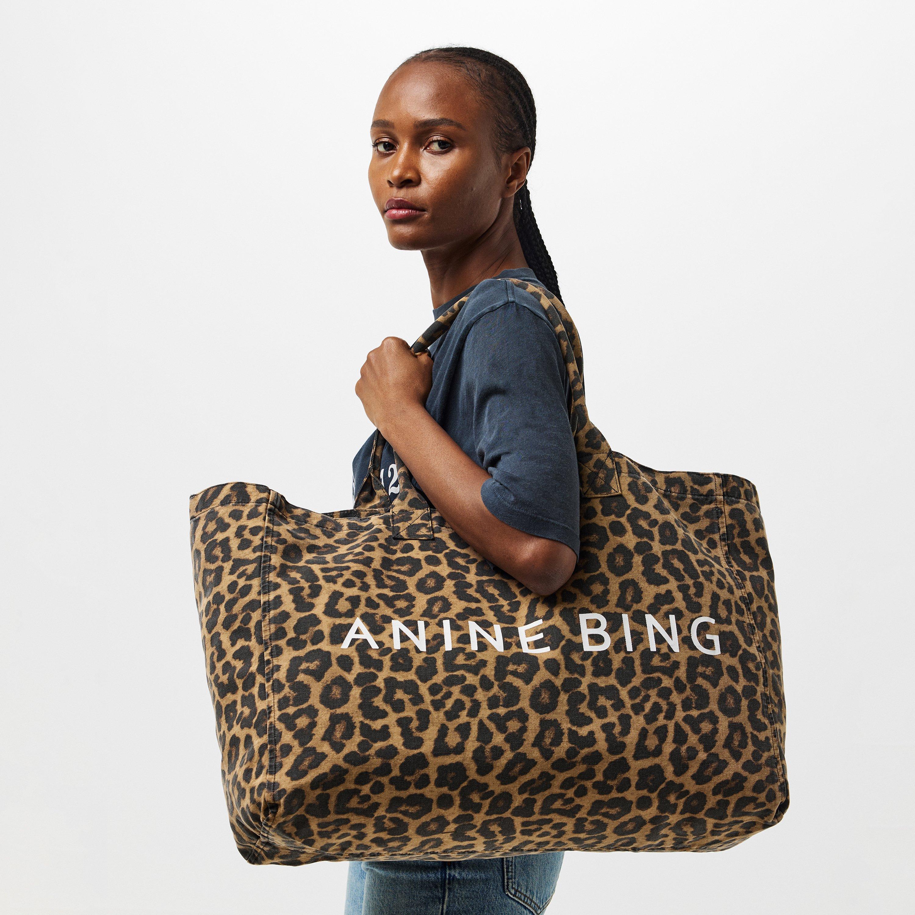 Black Brown - Anine Bing - Women's Tote Bag - 3