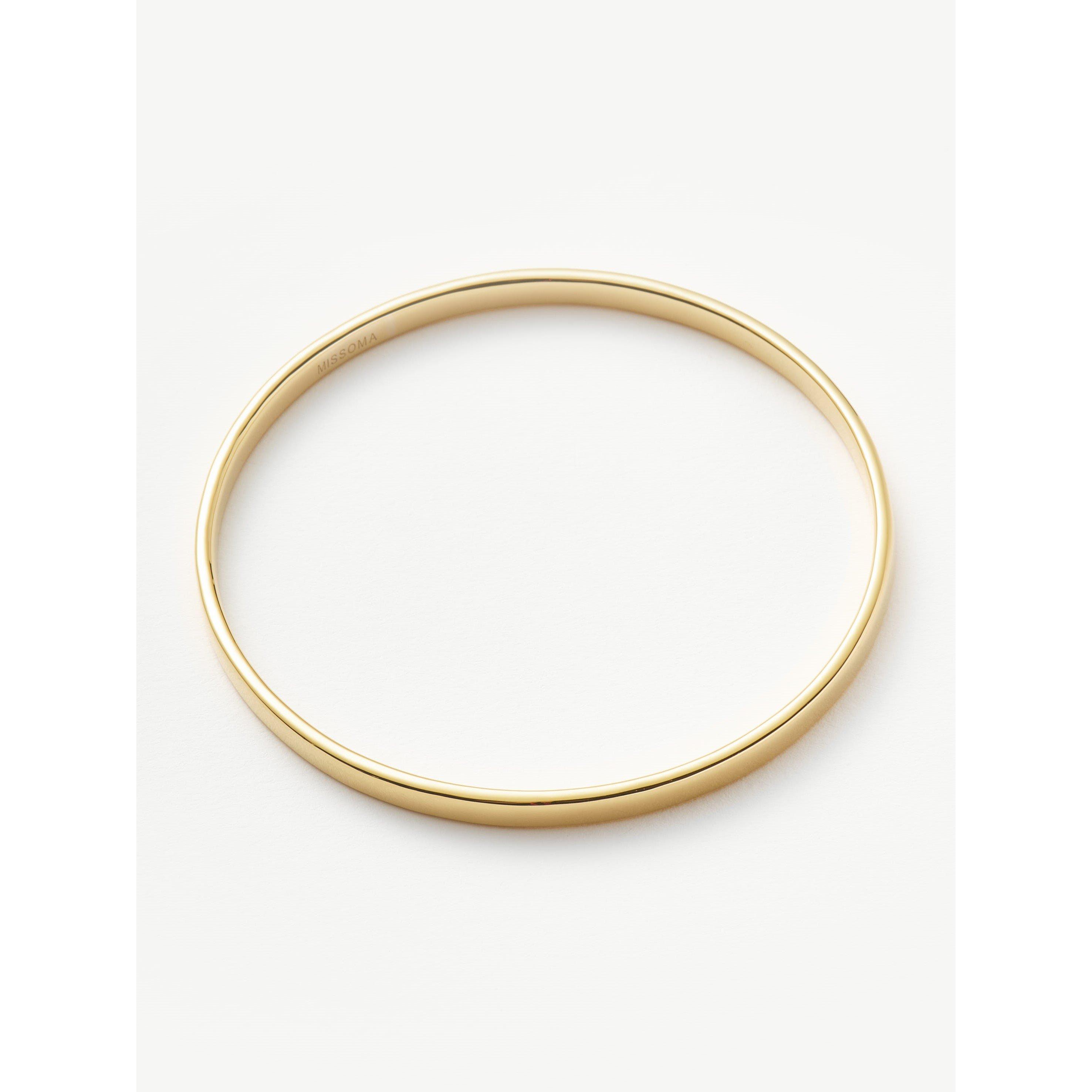 Gold - Missoma - Classic Round Bangle - 1