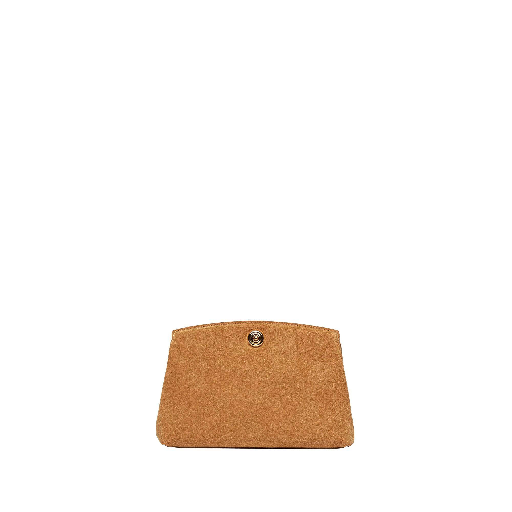 Liffner Pushlock Pouch - Sand Suede