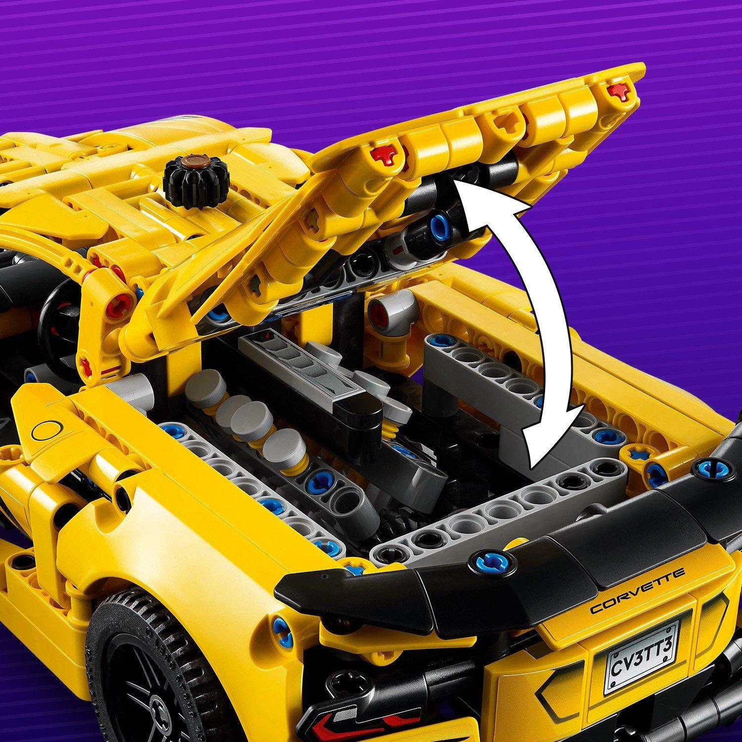 Chev Corvette - LEGO - Technic 42205 Chevrolet Corvette Stingray Set - 11