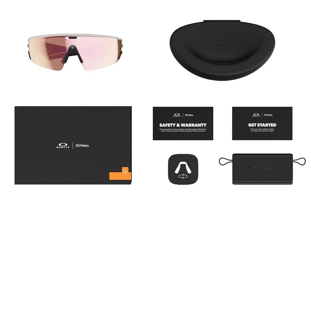 White/Rose Gld - Oakley - Vanguard Meta Sunglasses - 3