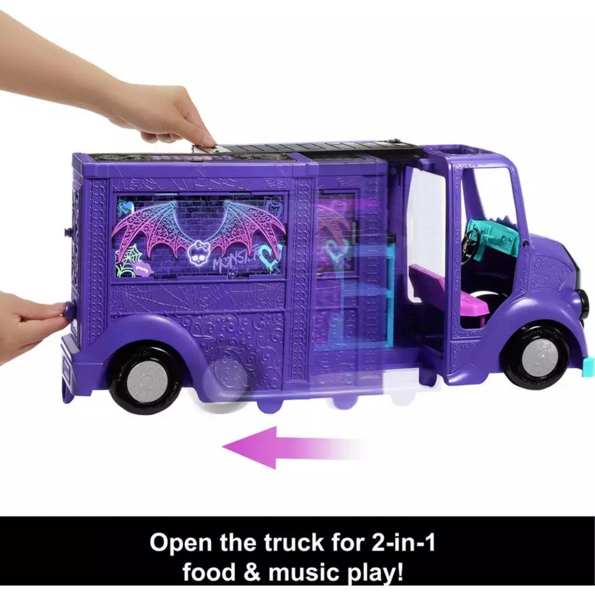 N/A - Monster High - Fangtastic Rockin' Food Truck Playset - 4