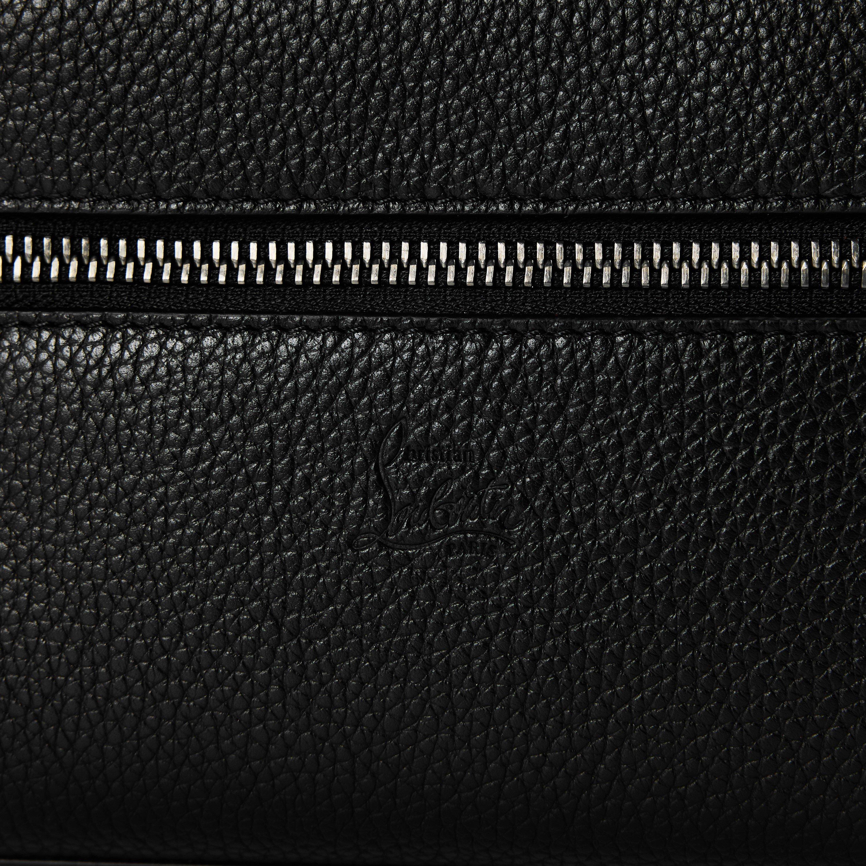 Black Gun Metal - Christian Louboutin - Men's Chr Funky Travel Pouch - 3