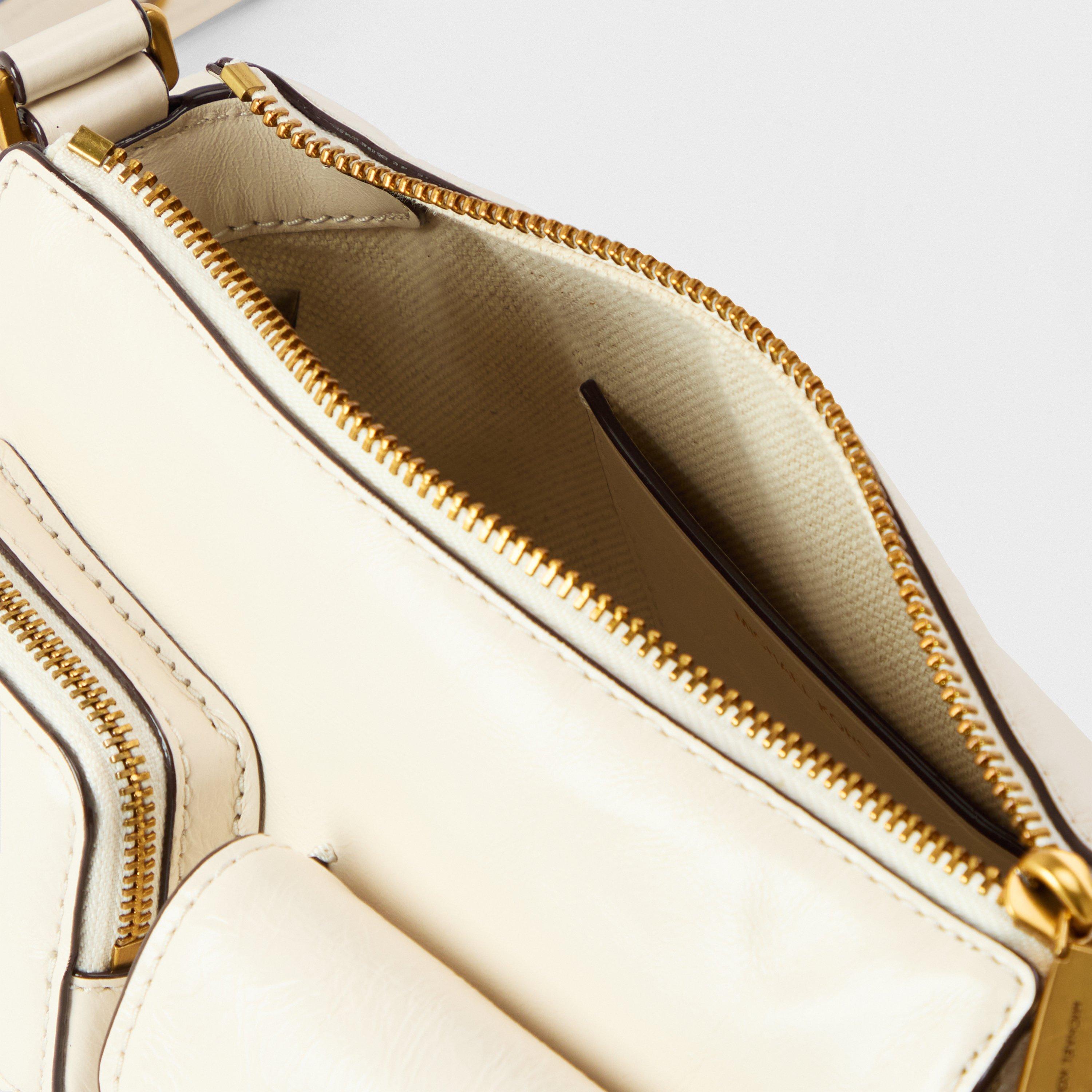 LT CREAM - MICHAEL Michael Kors - Women's Dakota Cross Body Bag - 4