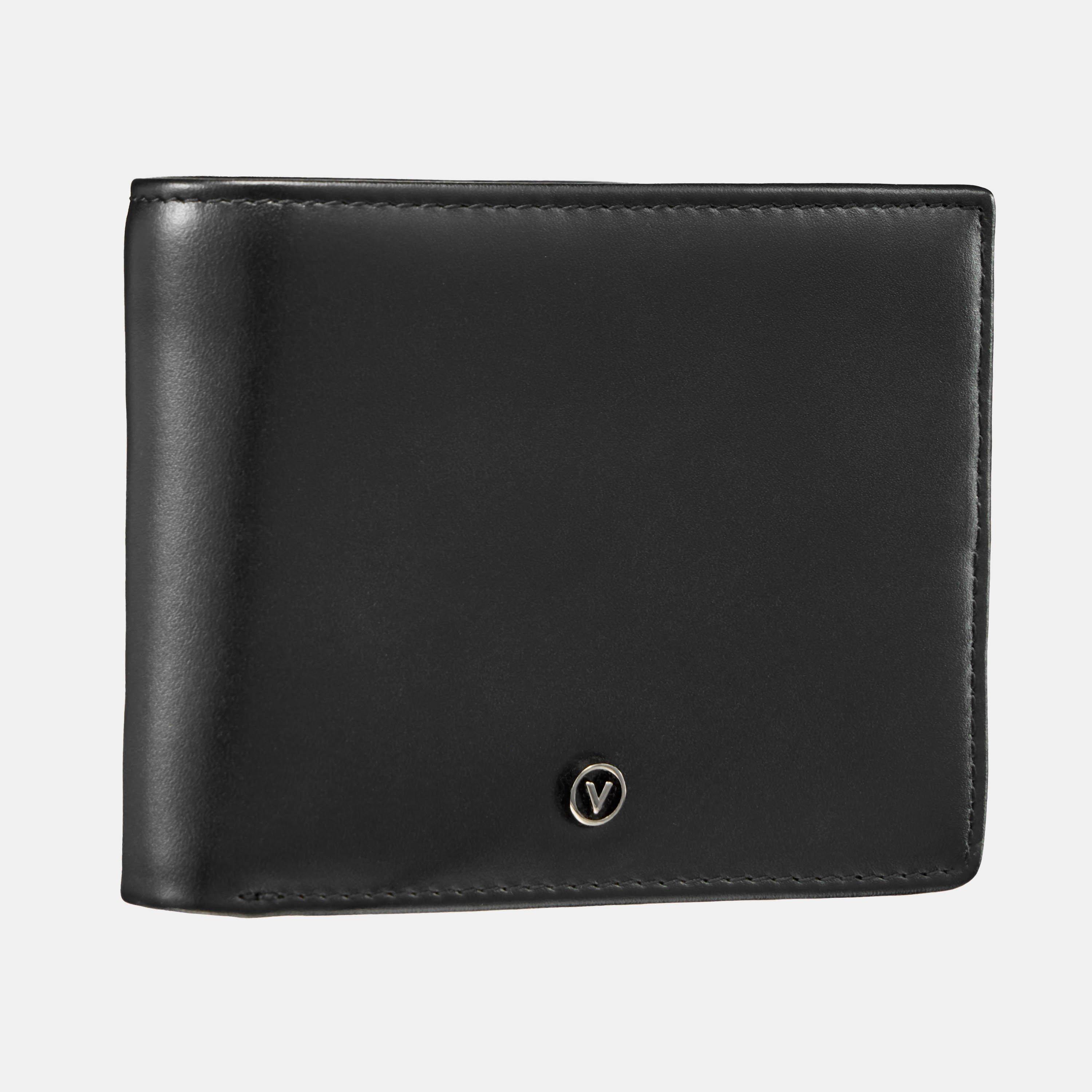 Nero Black - Valentino - Men's Courage Leather Billfold Wallet - 3