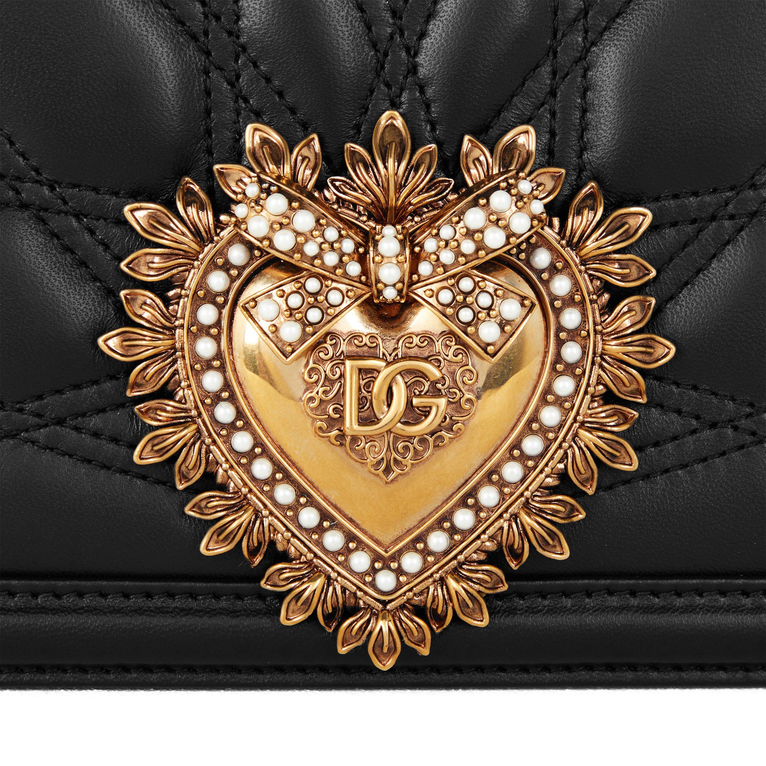 Nero 80999 - Dolce and Gabbana - Medium Devotion Bag - 4