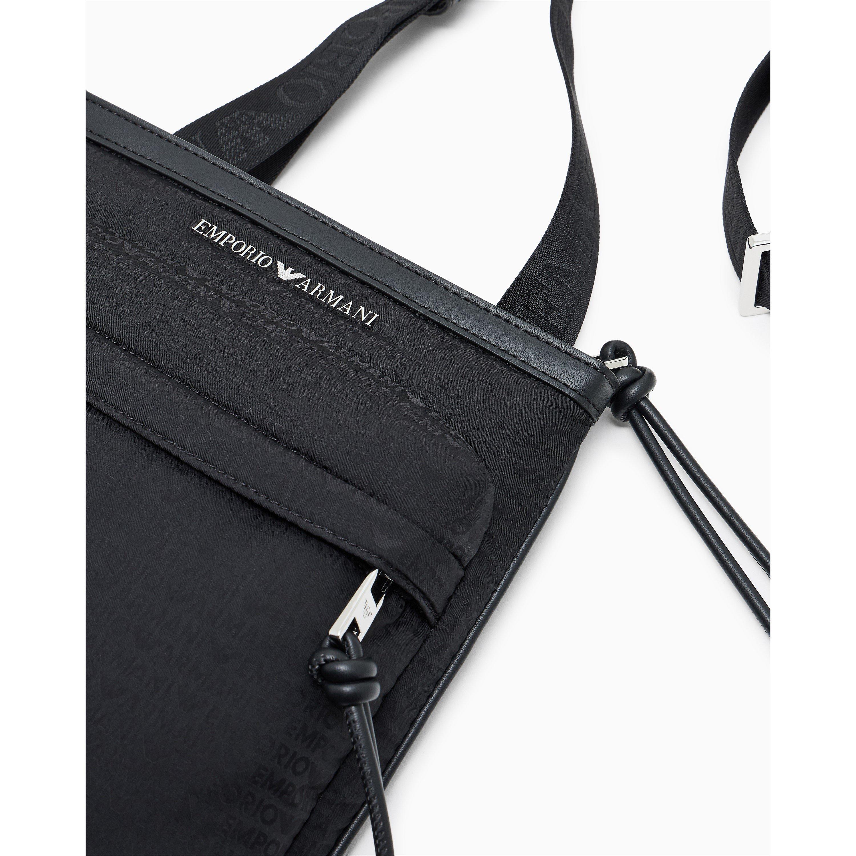 Black Beauty - Emporio Armani - Men's Cross Body Bag - 4