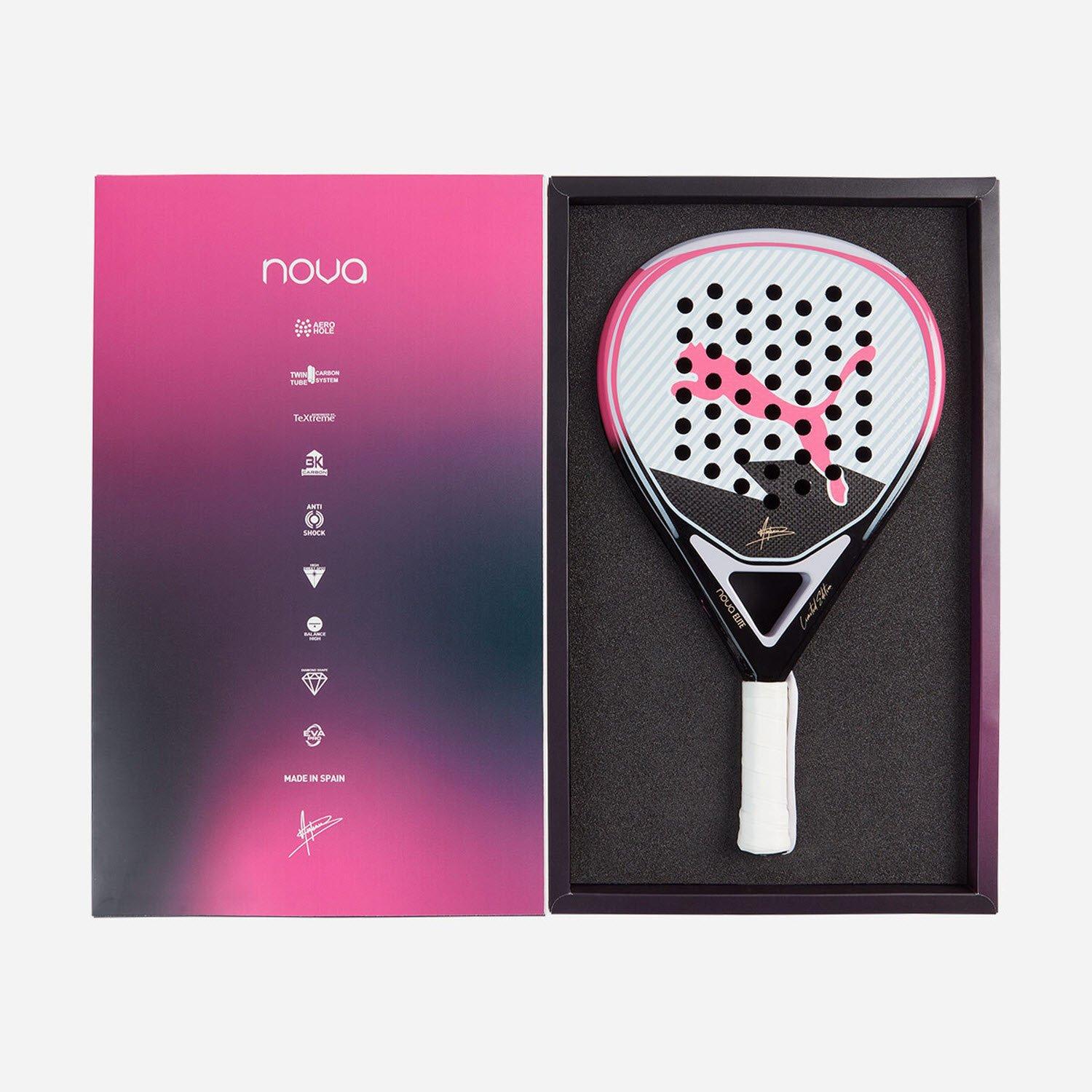Wit/Zwart - Puma - Women's Nova Elite Victoria Padel Racket - 5