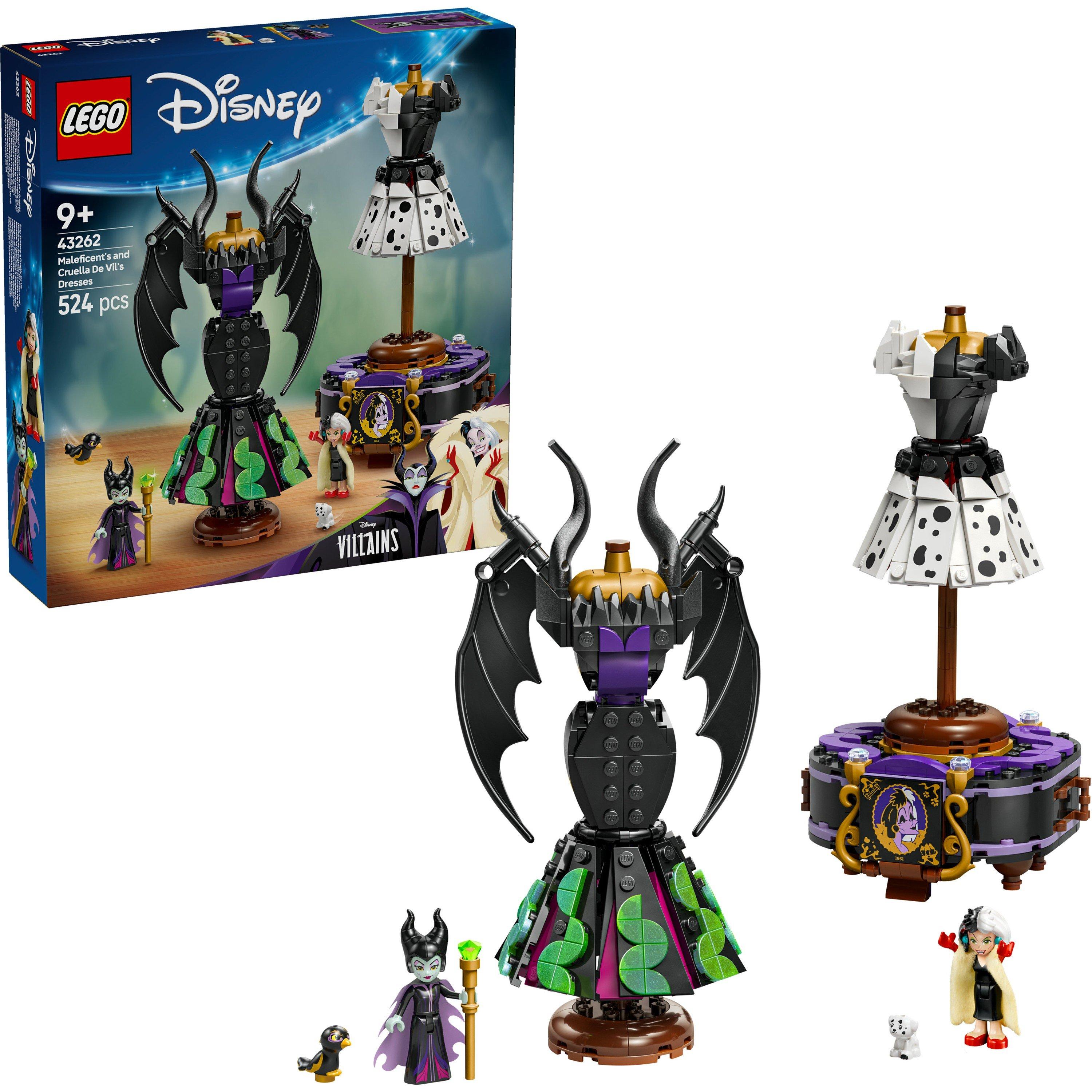 Malfcnt & Crlla - LEGO - Disney 43262 Villains Maleficent’s and Cruella De Vil’s Dresses - 1