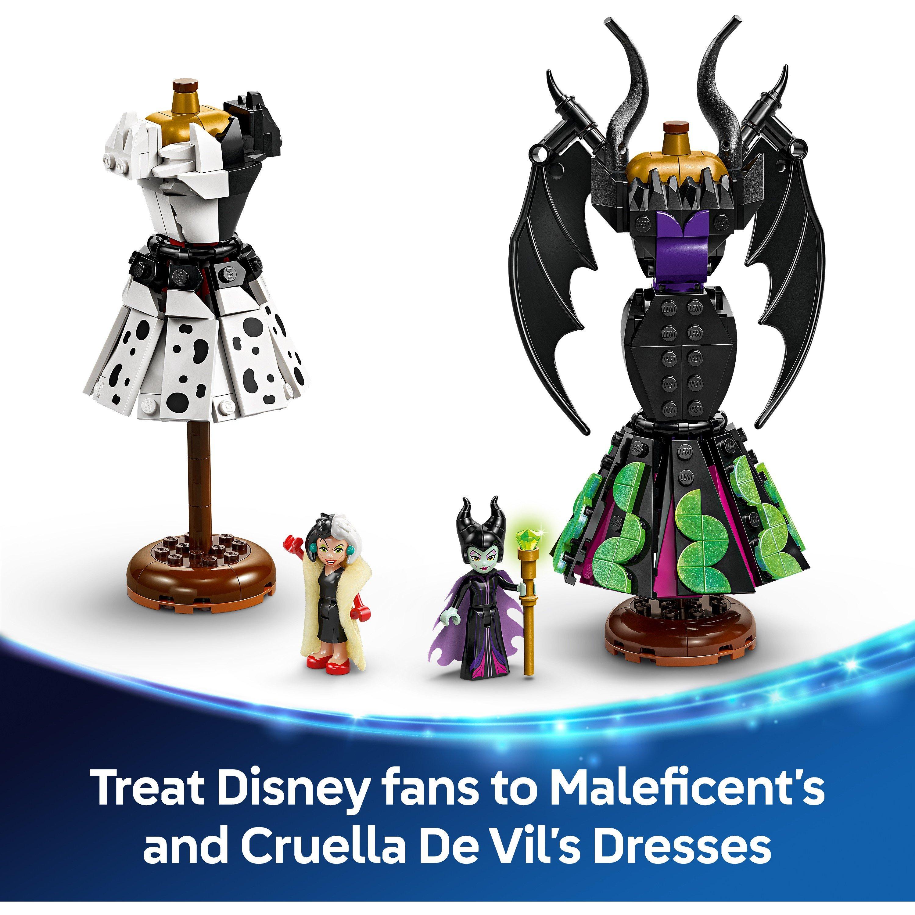 Malfcnt & Crlla - LEGO - Disney 43262 Villains Maleficent’s and Cruella De Vil’s Dresses - 4
