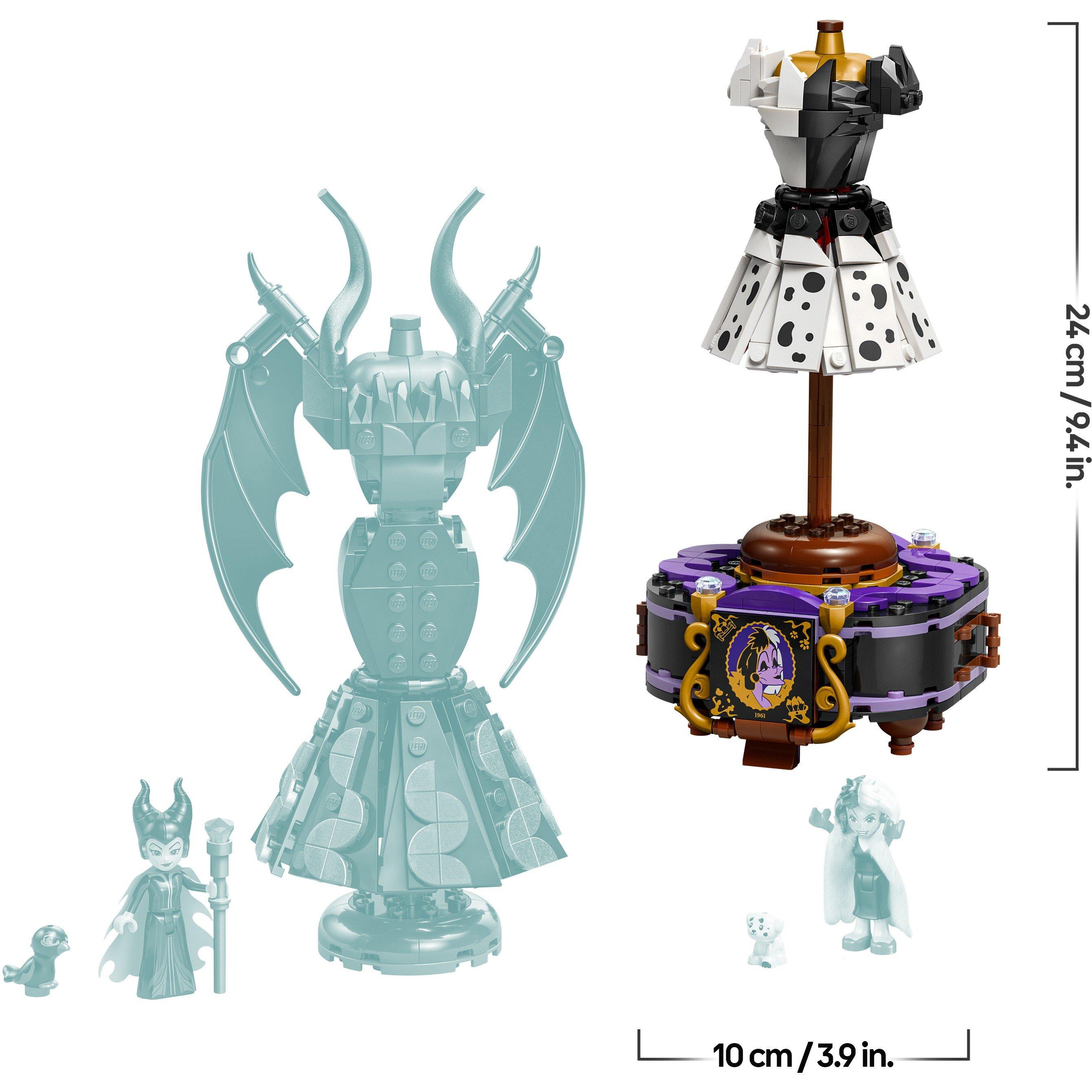 Malfcnt & Crlla - LEGO - Disney 43262 Villains Maleficent’s and Cruella De Vil’s Dresses - 8