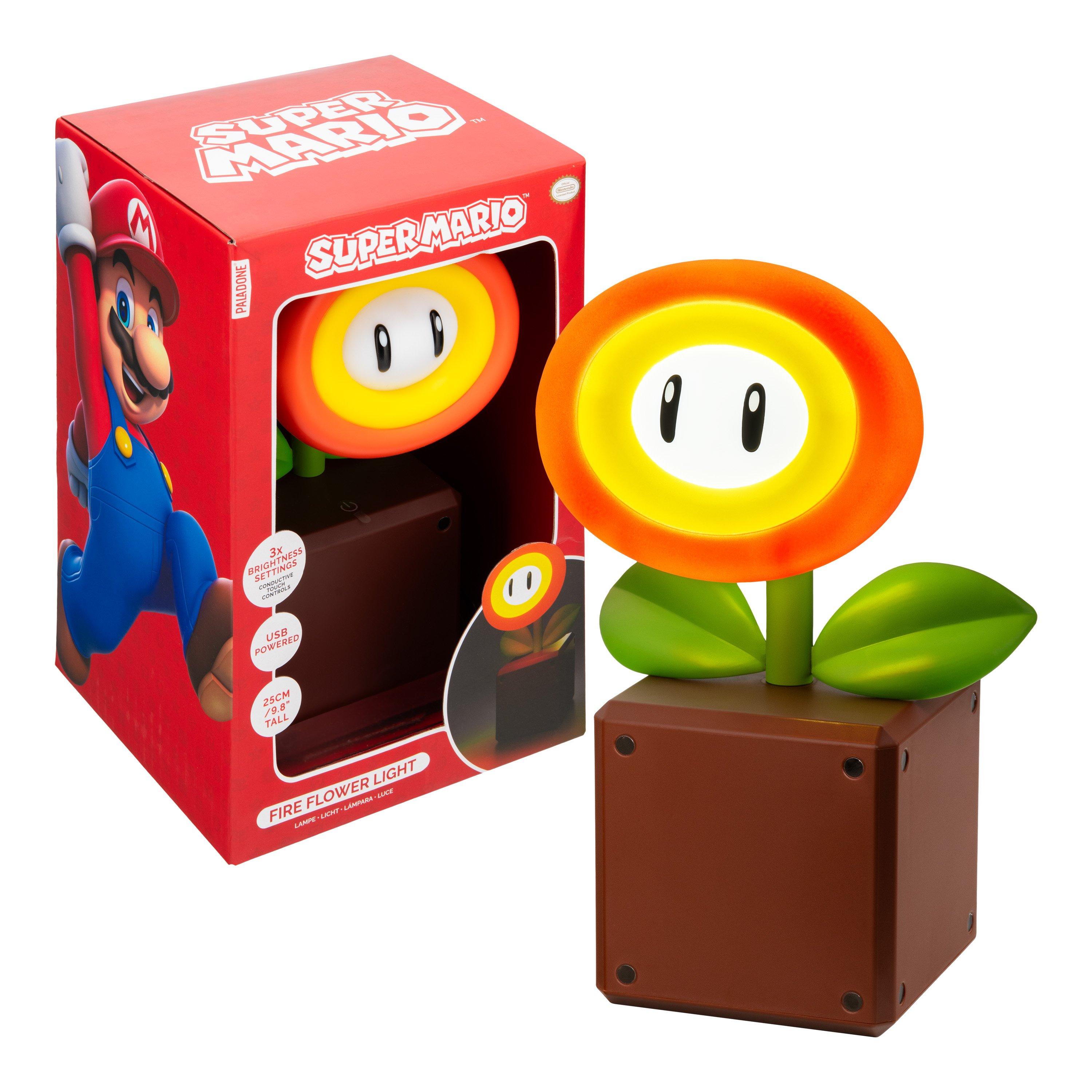 Multi - Super Mario - Fire Flower Lamp Plastic Toy - 1