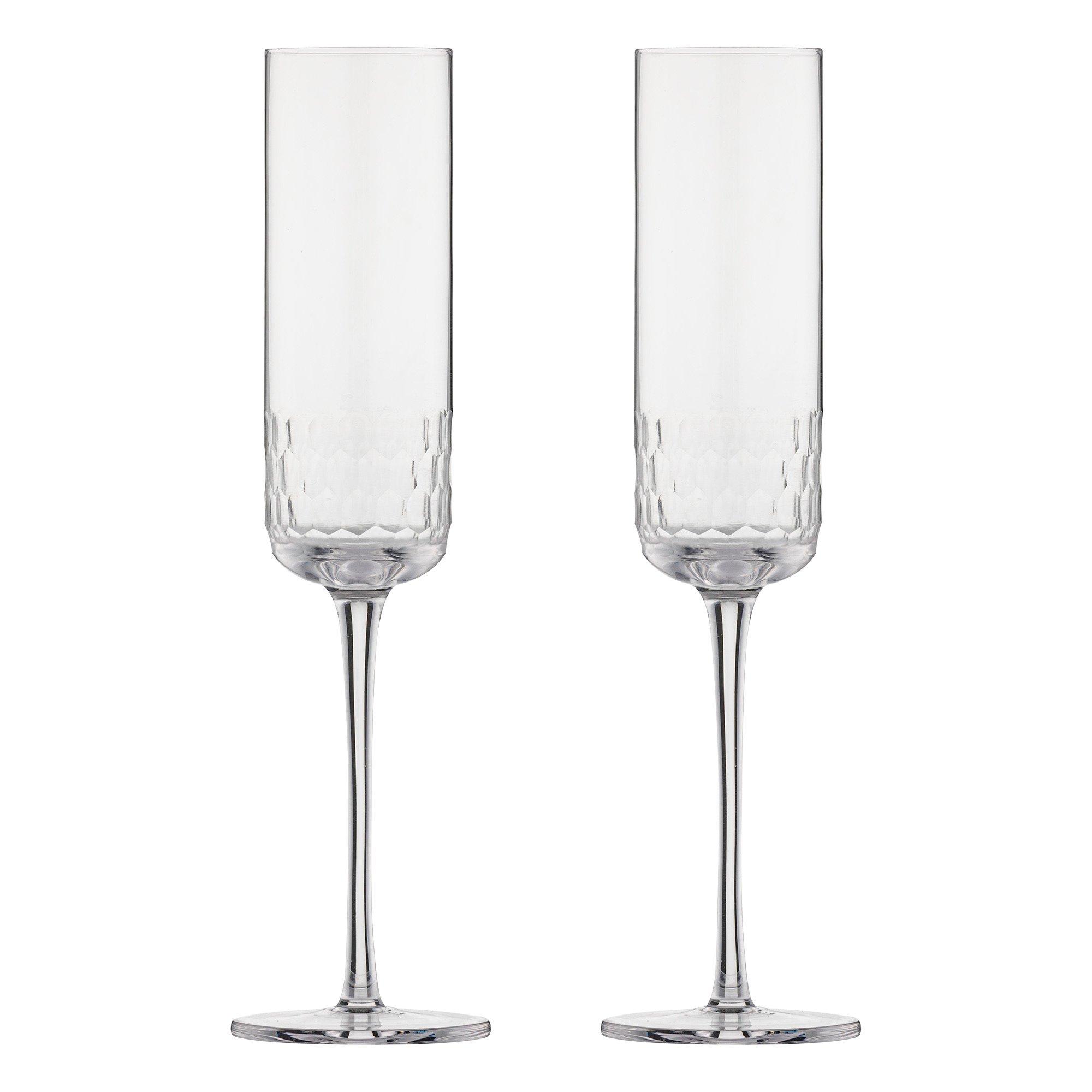 Clear - Ravenhead - Pisa Flute Champagne Glasses - 1