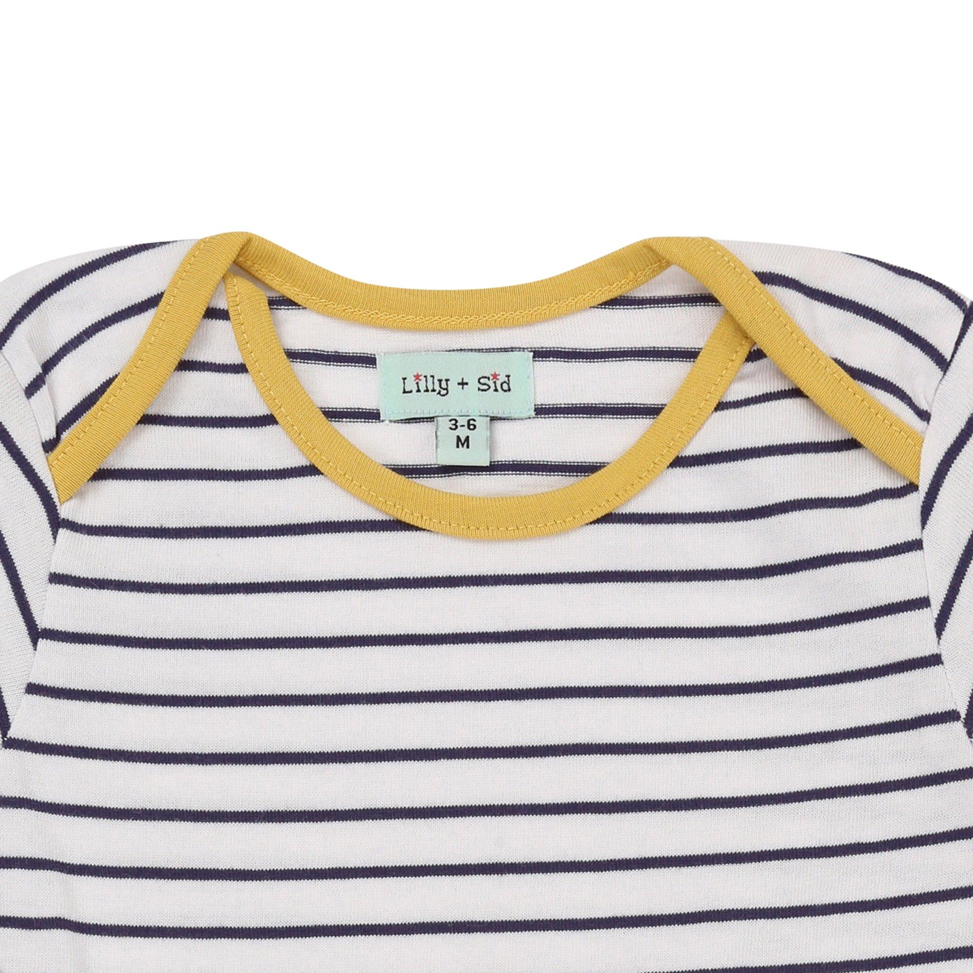 Multi - Lilly and Sid - & Sid Multicoloured Car And Stripe Print Bodysuit - 2 Pack Giftset - 3